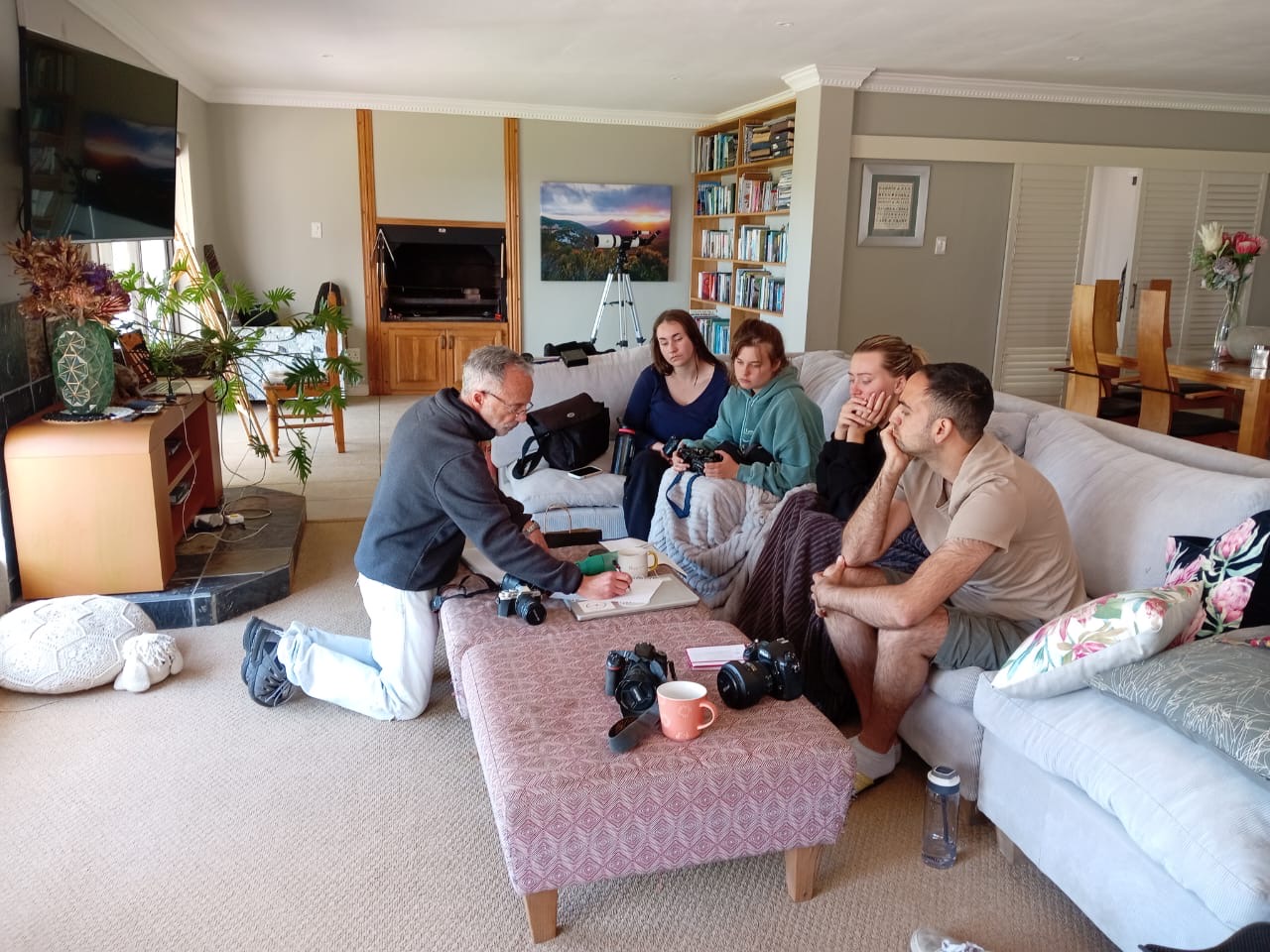 Frikkie teaching us