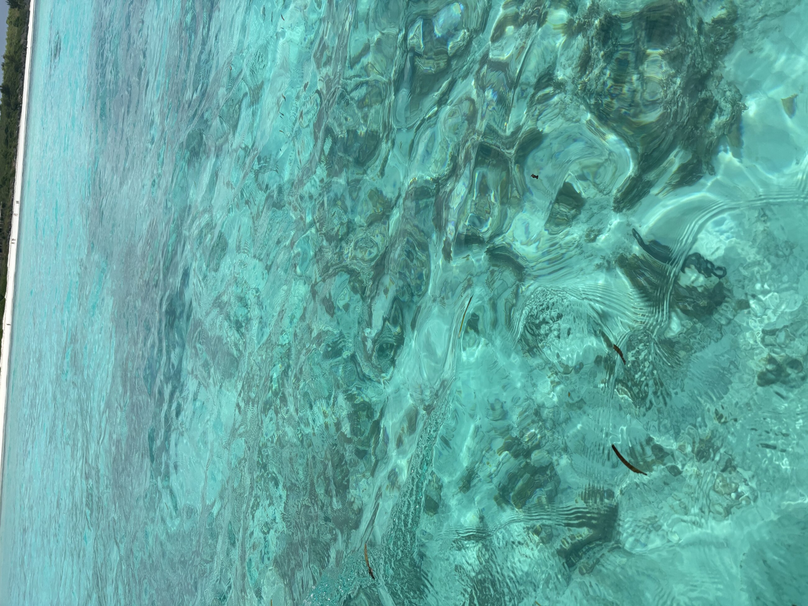 The color of the water is magical