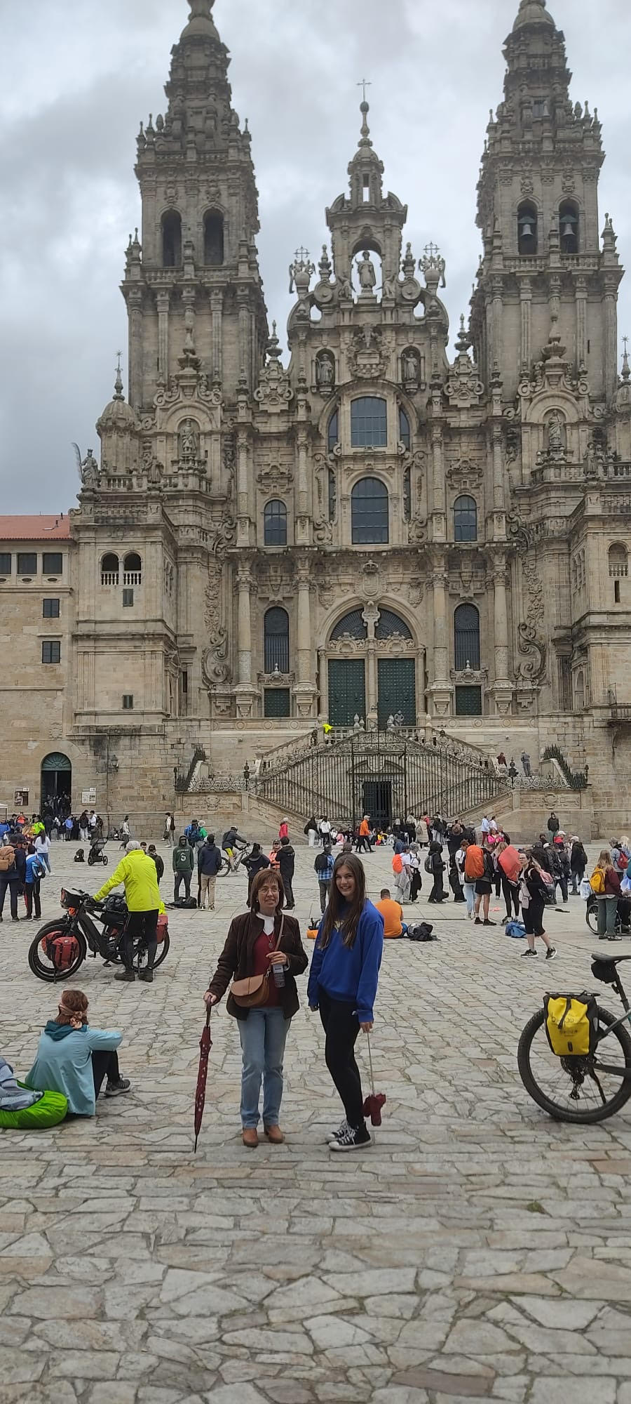 I went to Santiago to take a test with one of my Nacel directors. Afterwards, we got to see this amazing cathedral and explore the city!