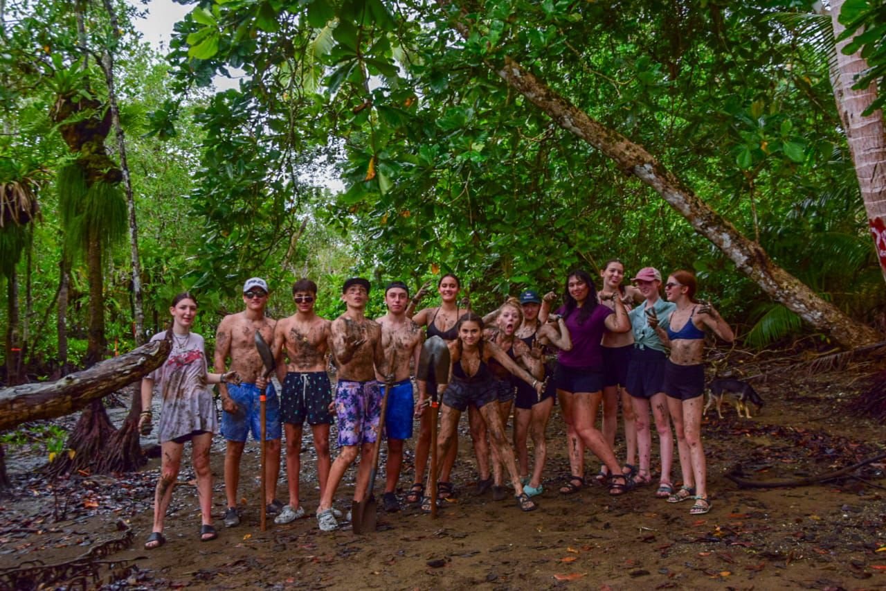 Mud fight
