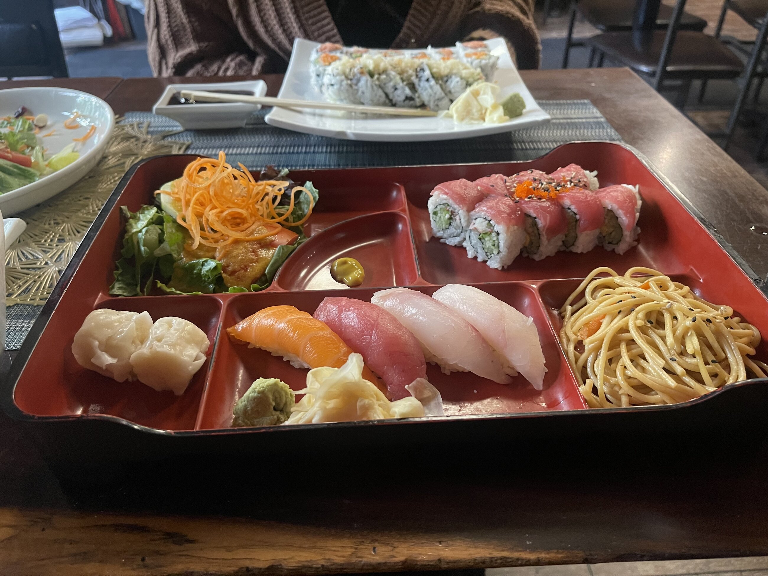 One of the many wonderful meals I had around the city