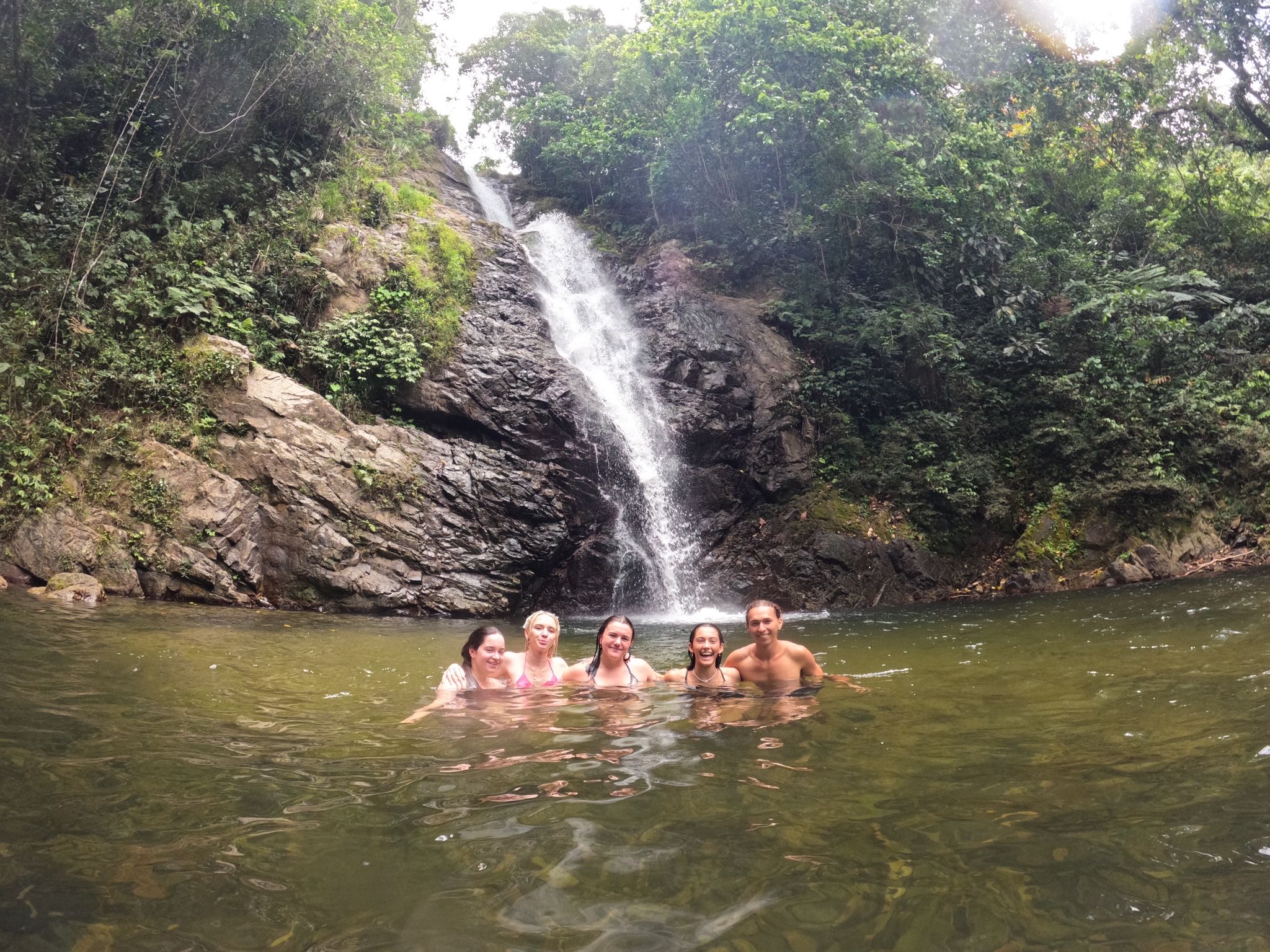 Waterfall visit during the intro week