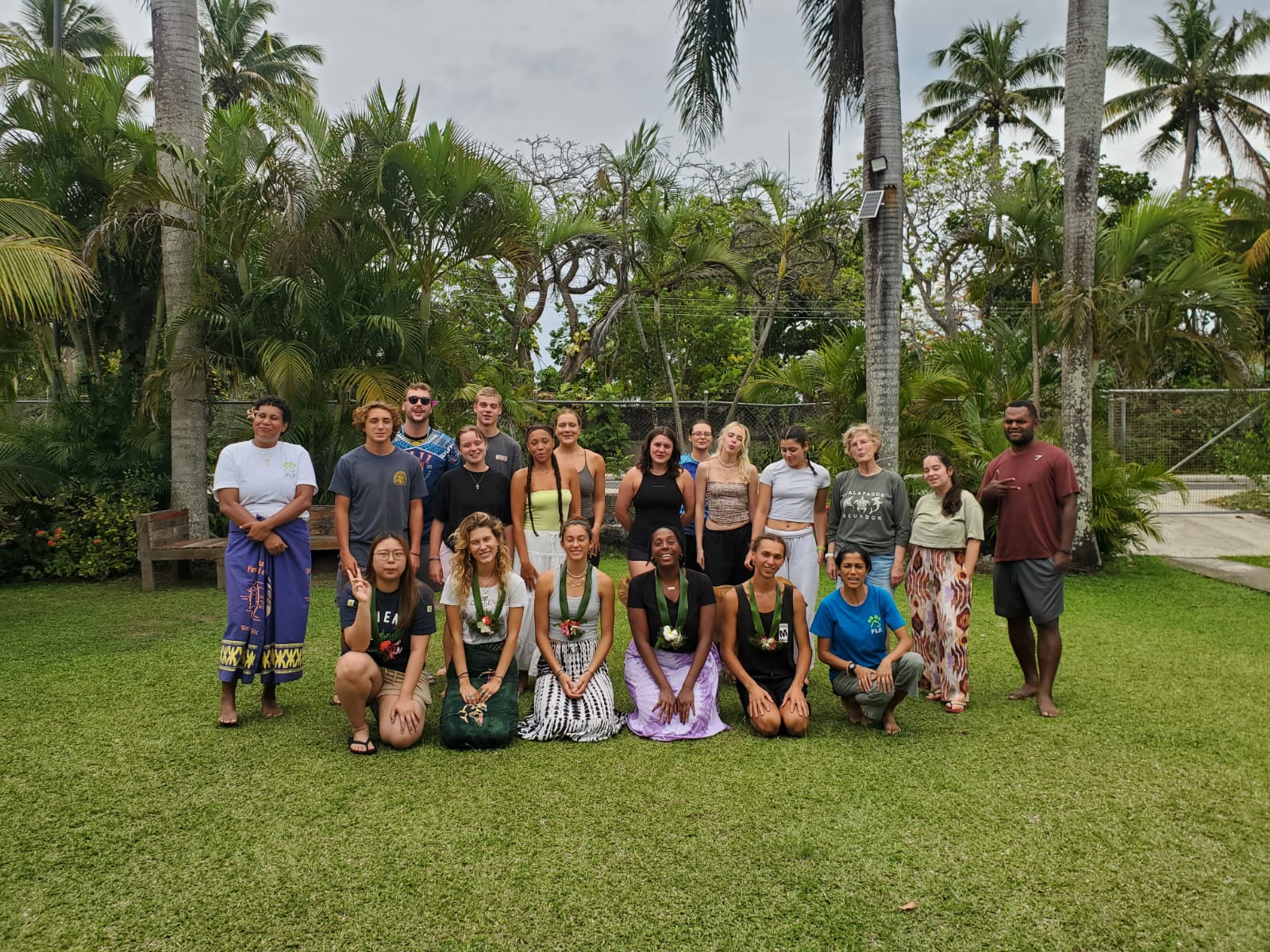 Photo of my group and I after our farewell ceremony.