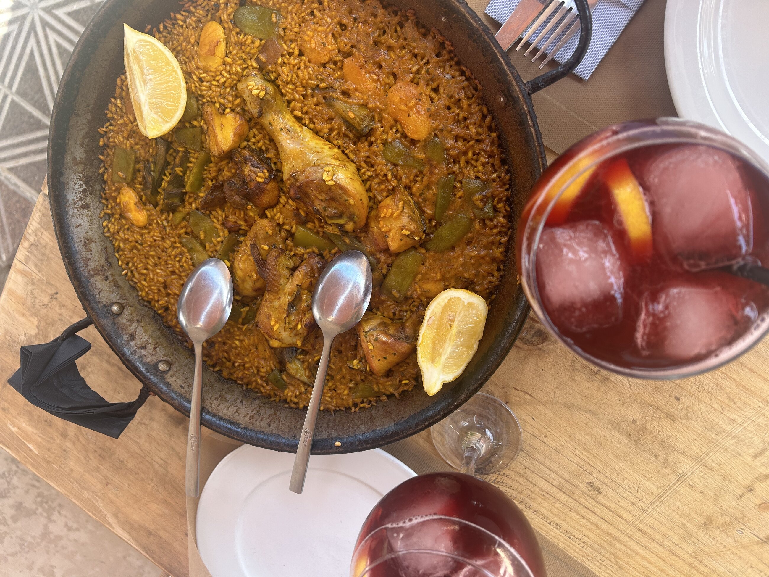 Valencia Paella and Sangria