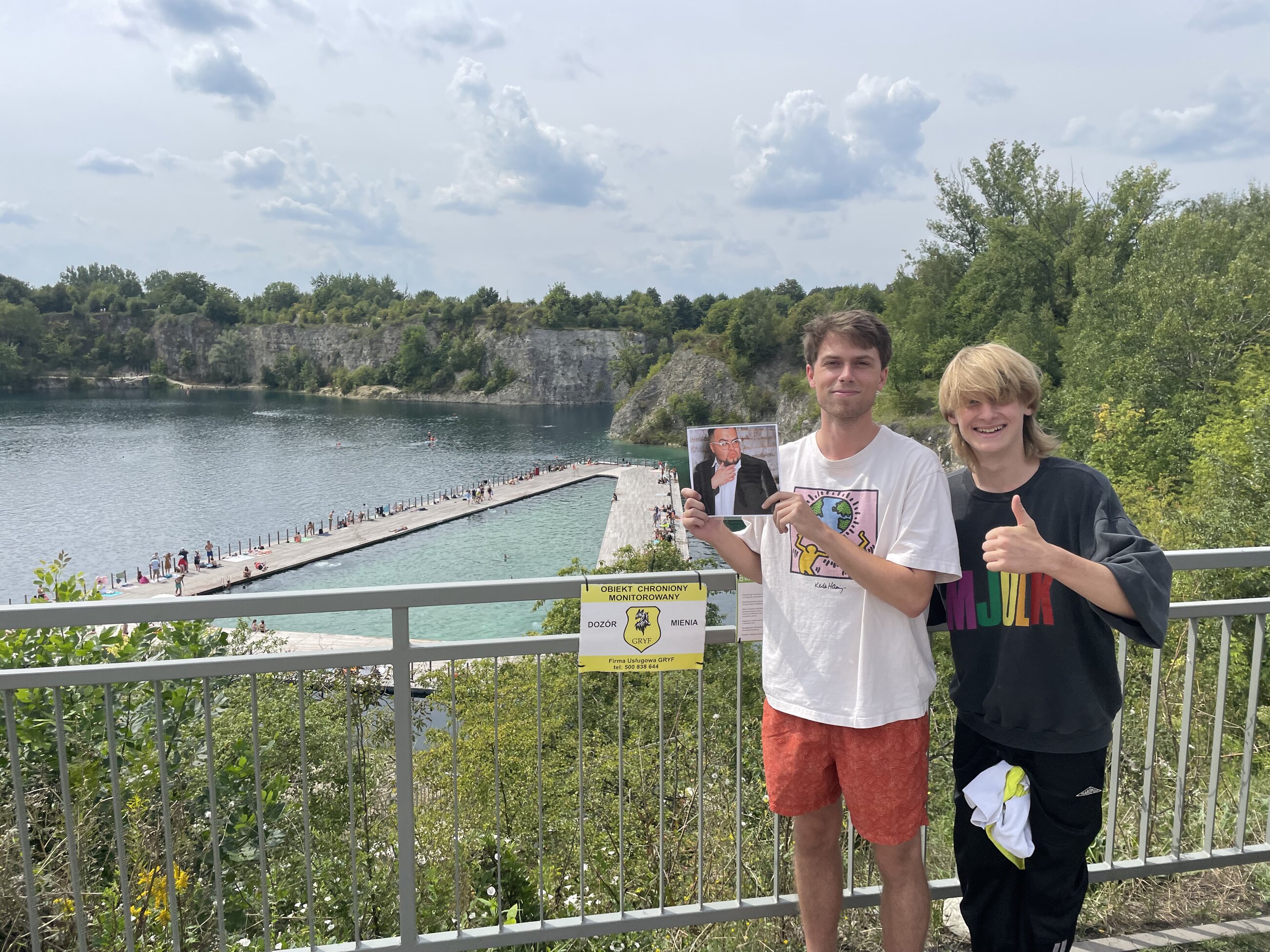 Exploring with my brother