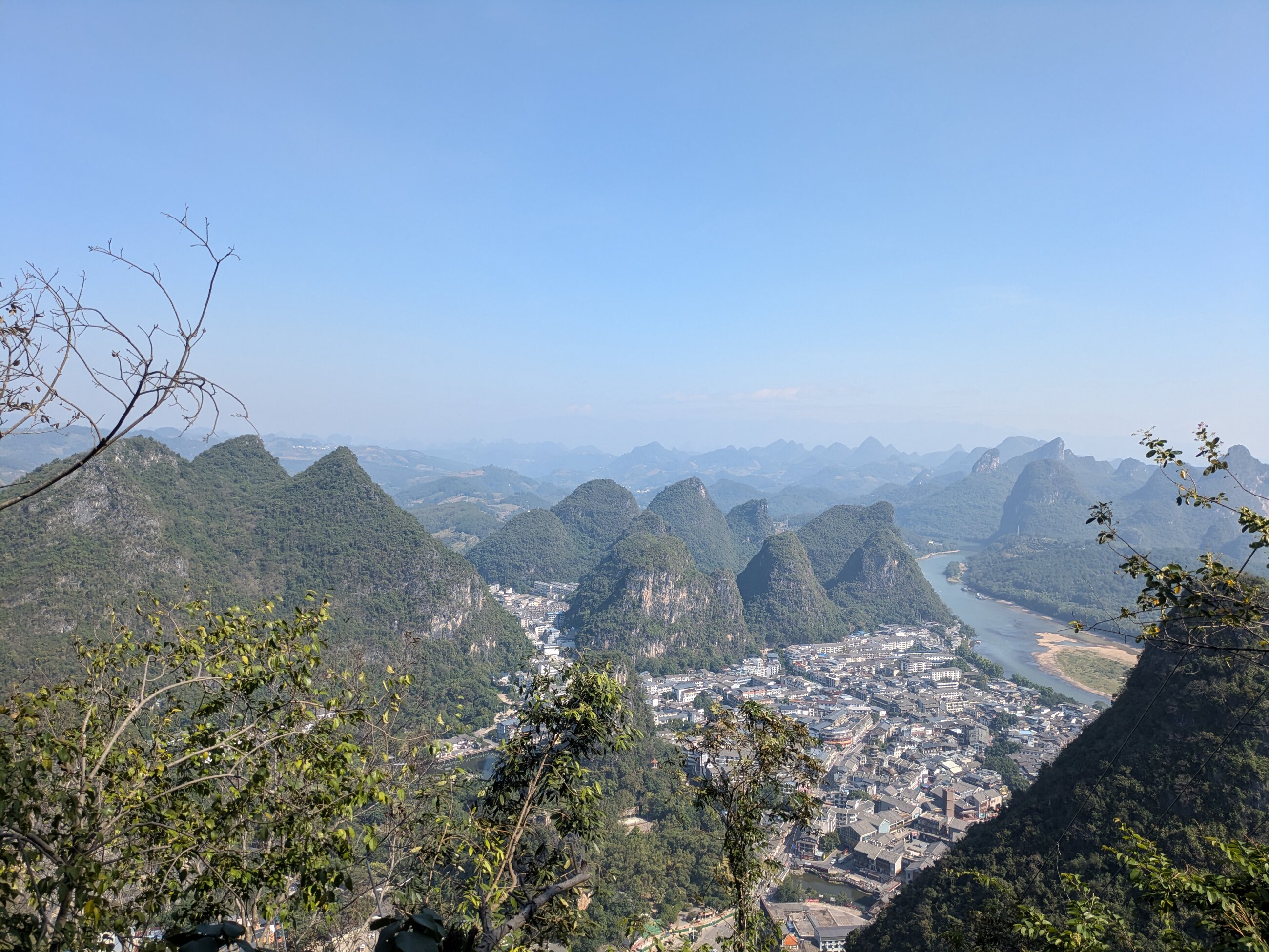 Views from TV tower mountain