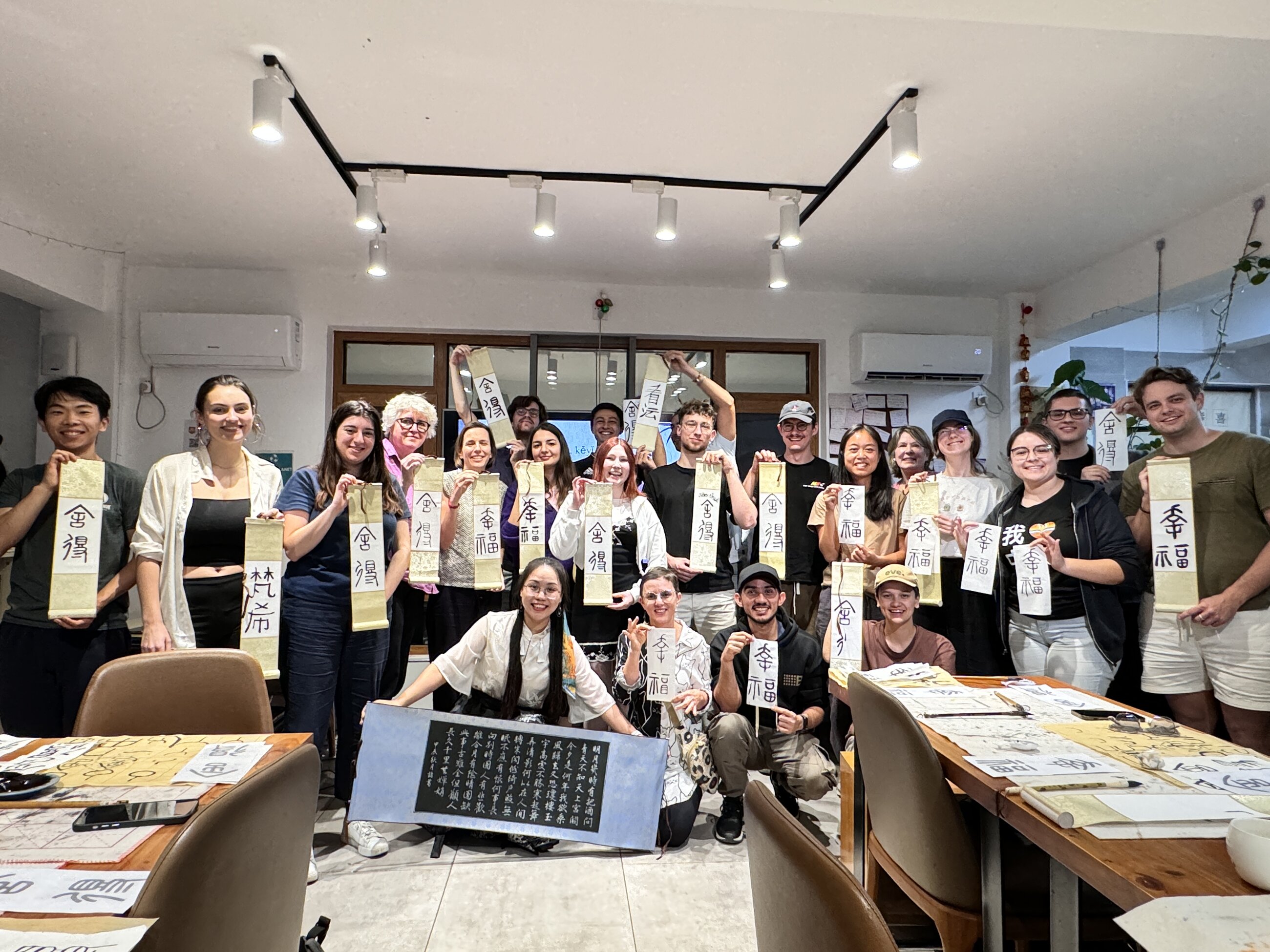 Cultural class on a Wednesday, Calligraphy 