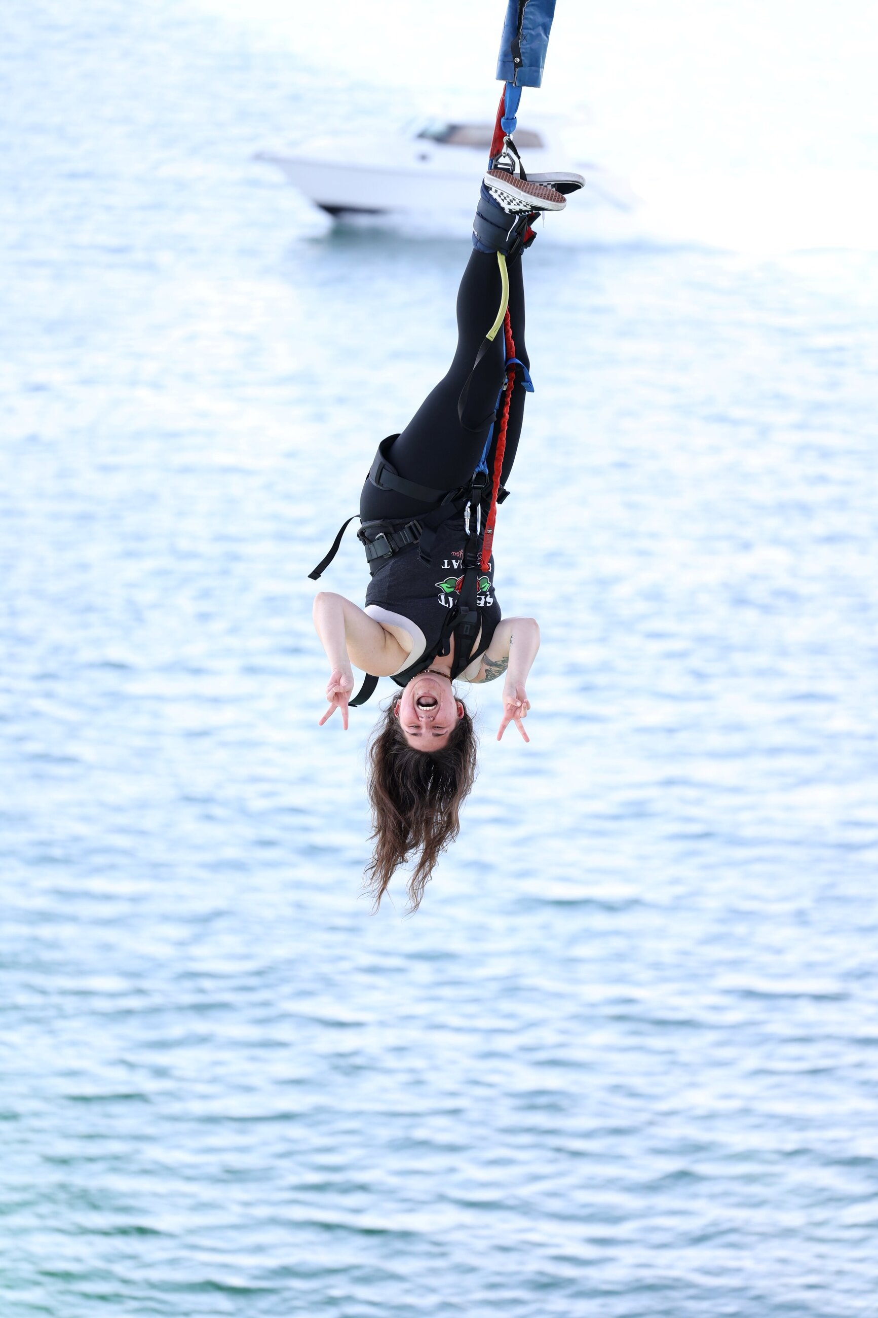 The second time I went Bungy Jumping (Auckland Bridge)