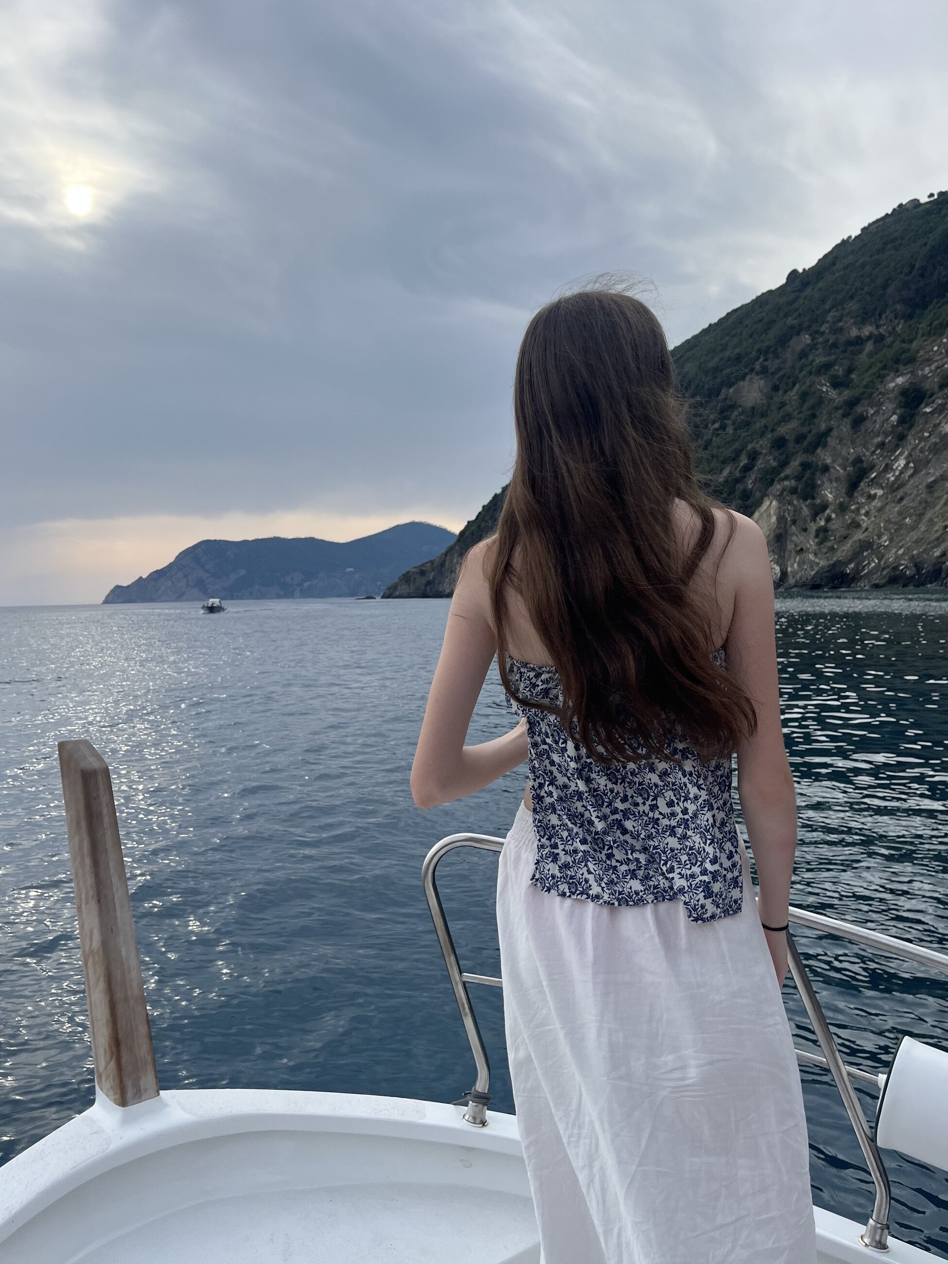 private sunset boat cruise in cinque terre