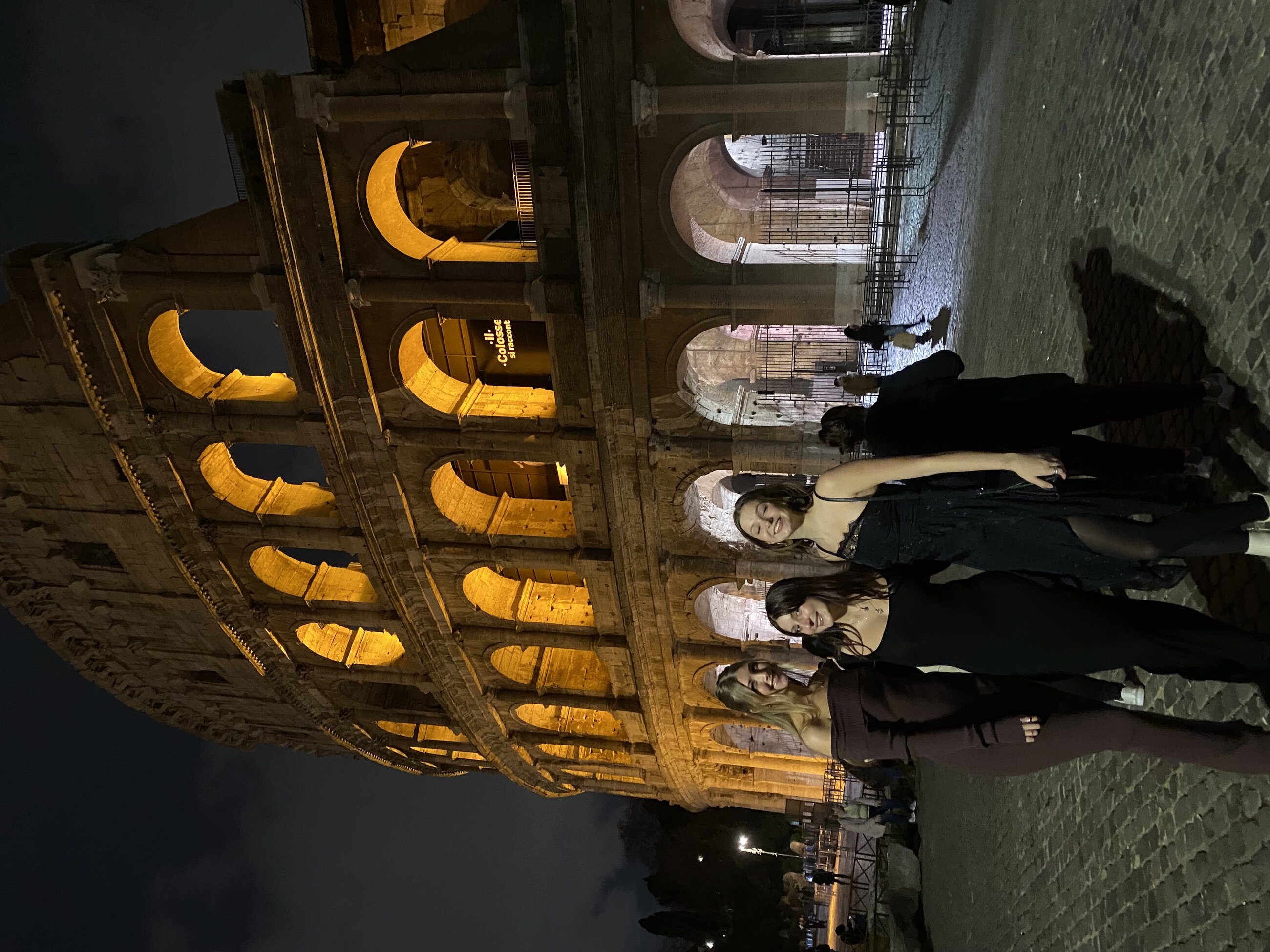 My new friends and I's first revisit to the Colosseum