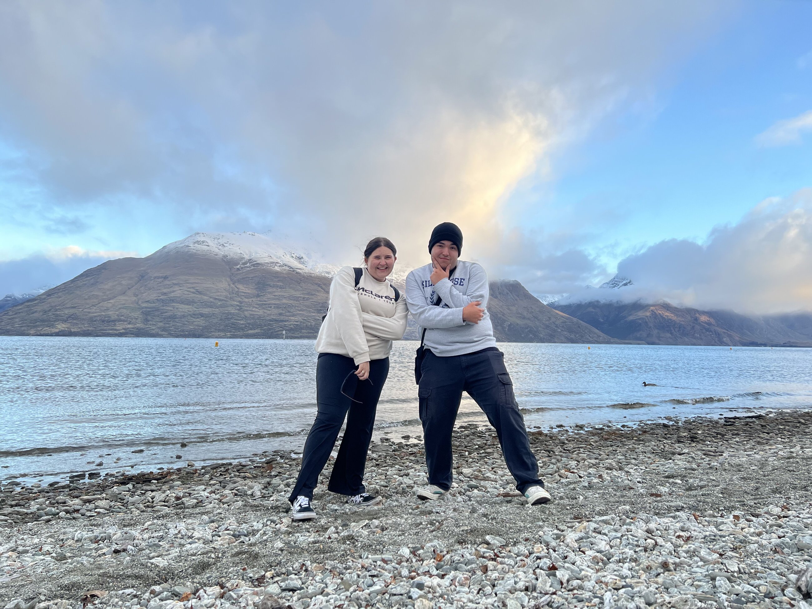 Fellow TEAN student Michael and I in Queenstown