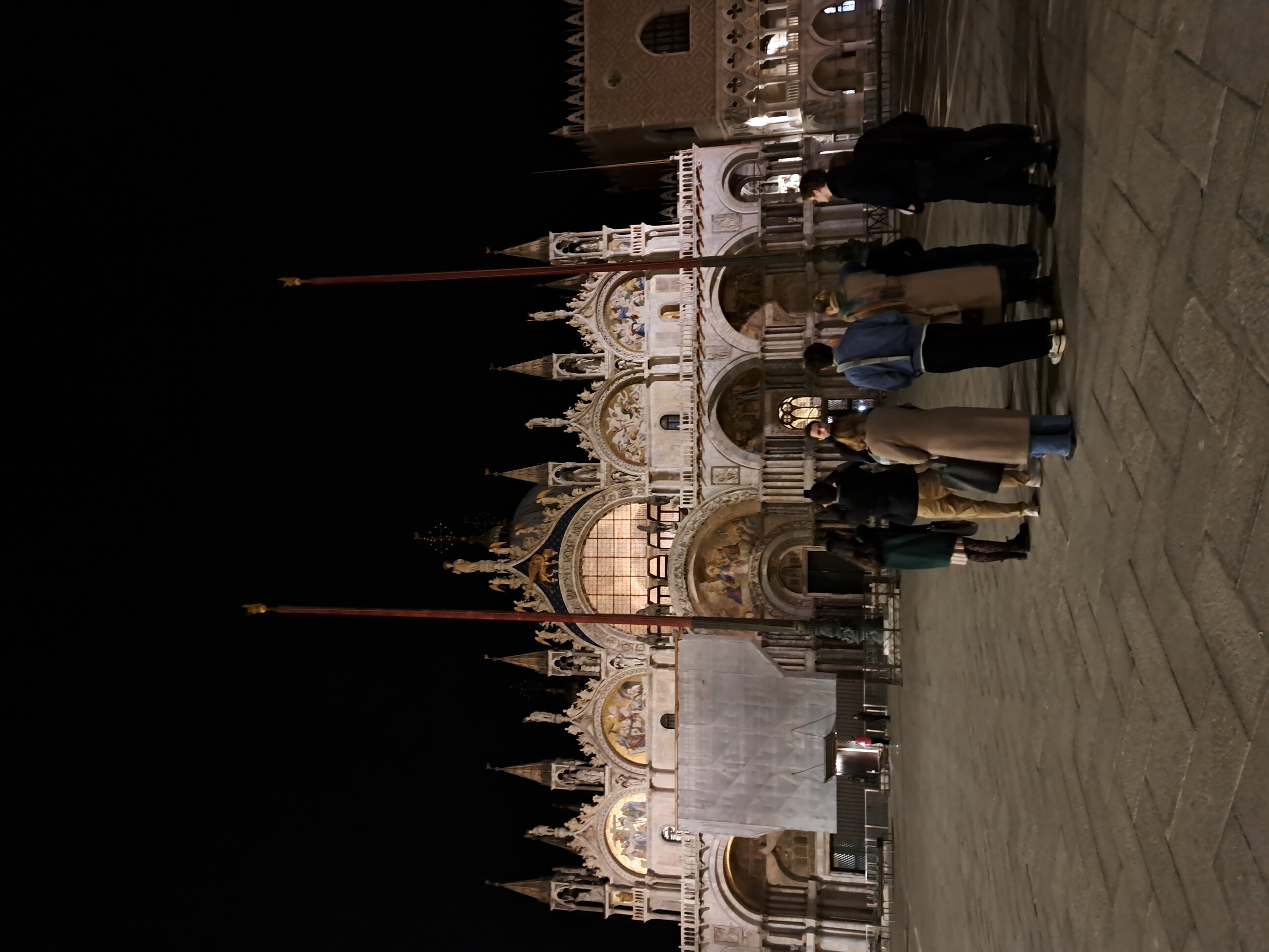 In front of st mark basilica 