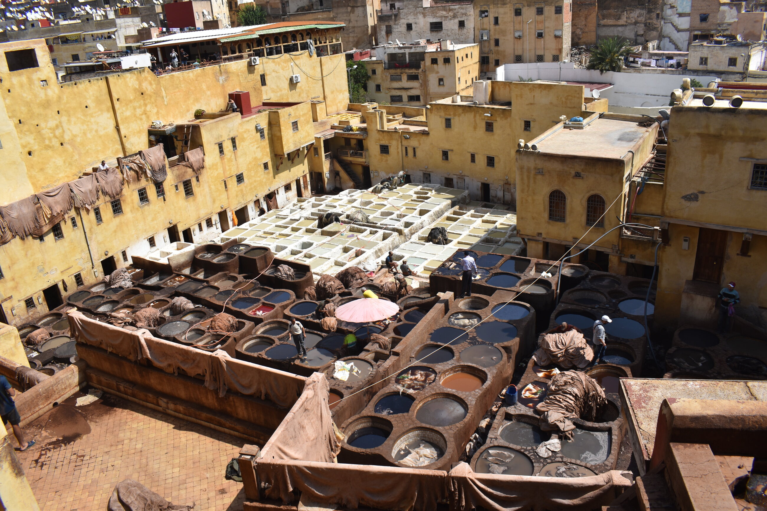 Tanneries in Fez