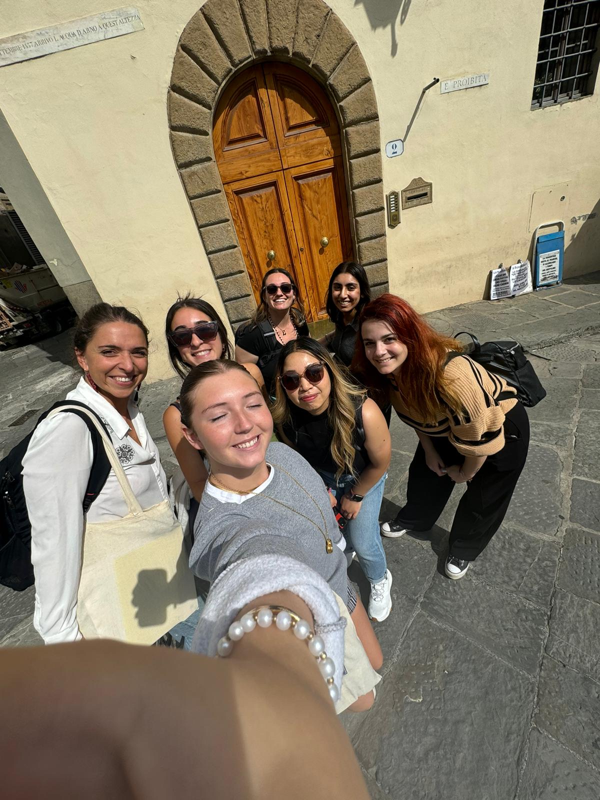 End of Week 1: Exploring the city together to complete our first group projects. So much fun!!