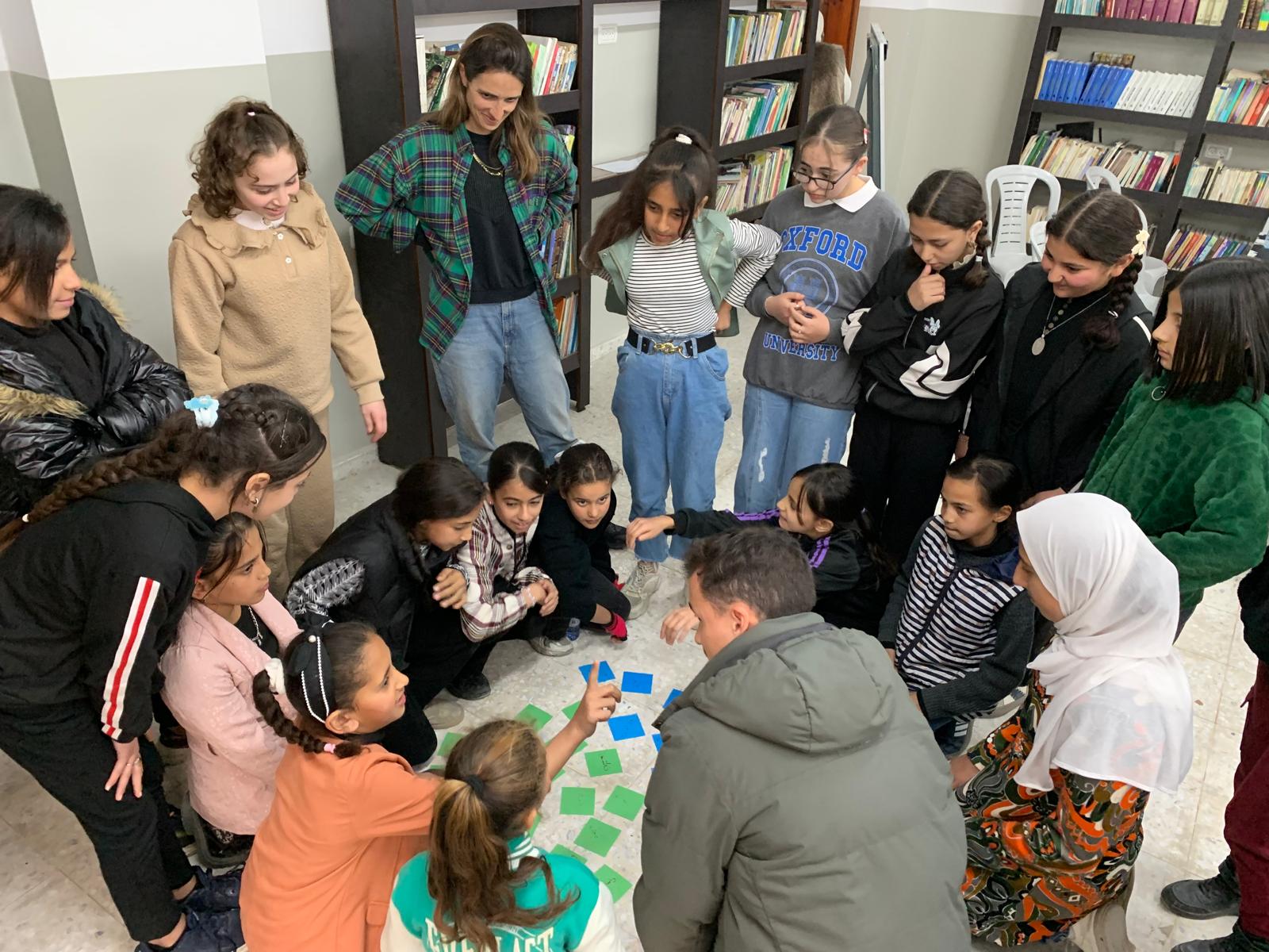Teaching English at the Palestinian Refugee Camp
