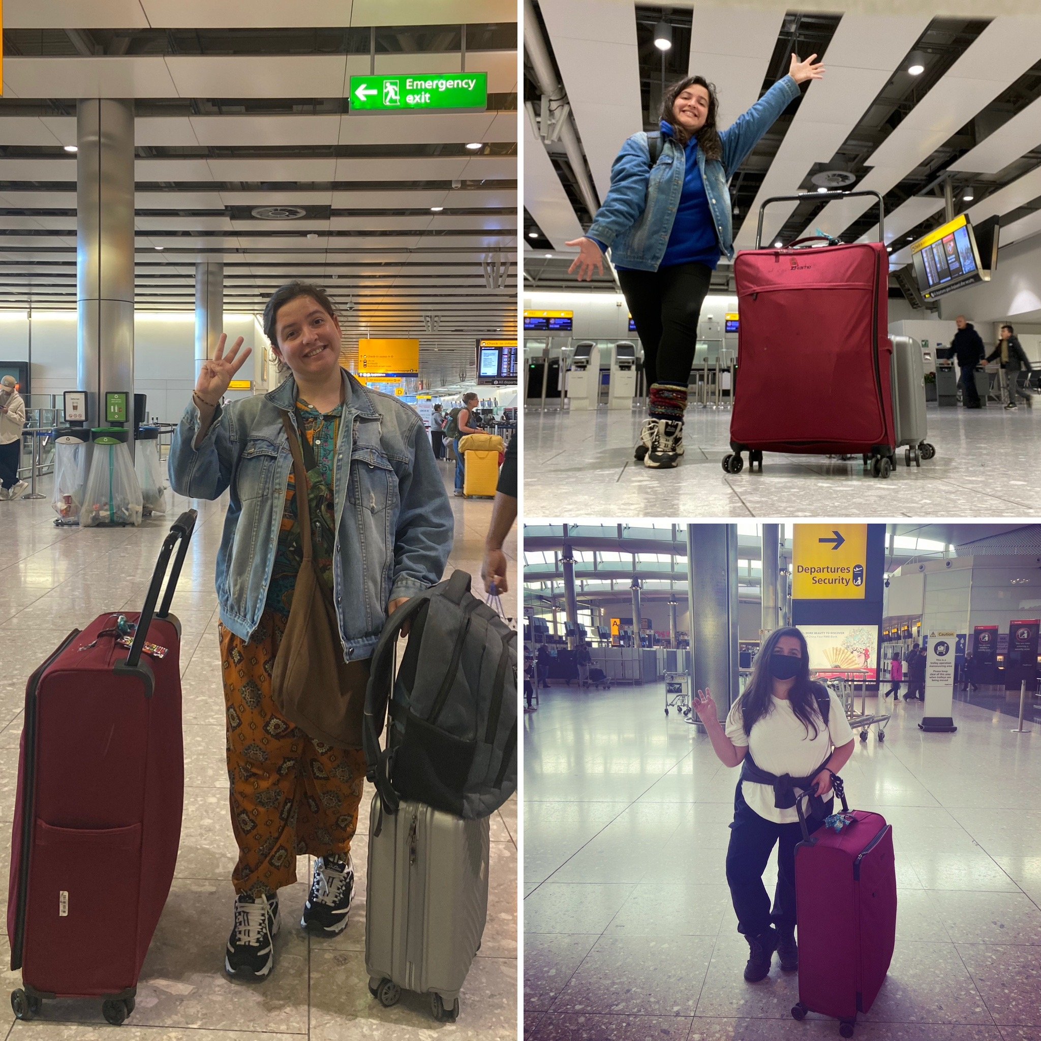 3 countries pre-departure from Heathrow.