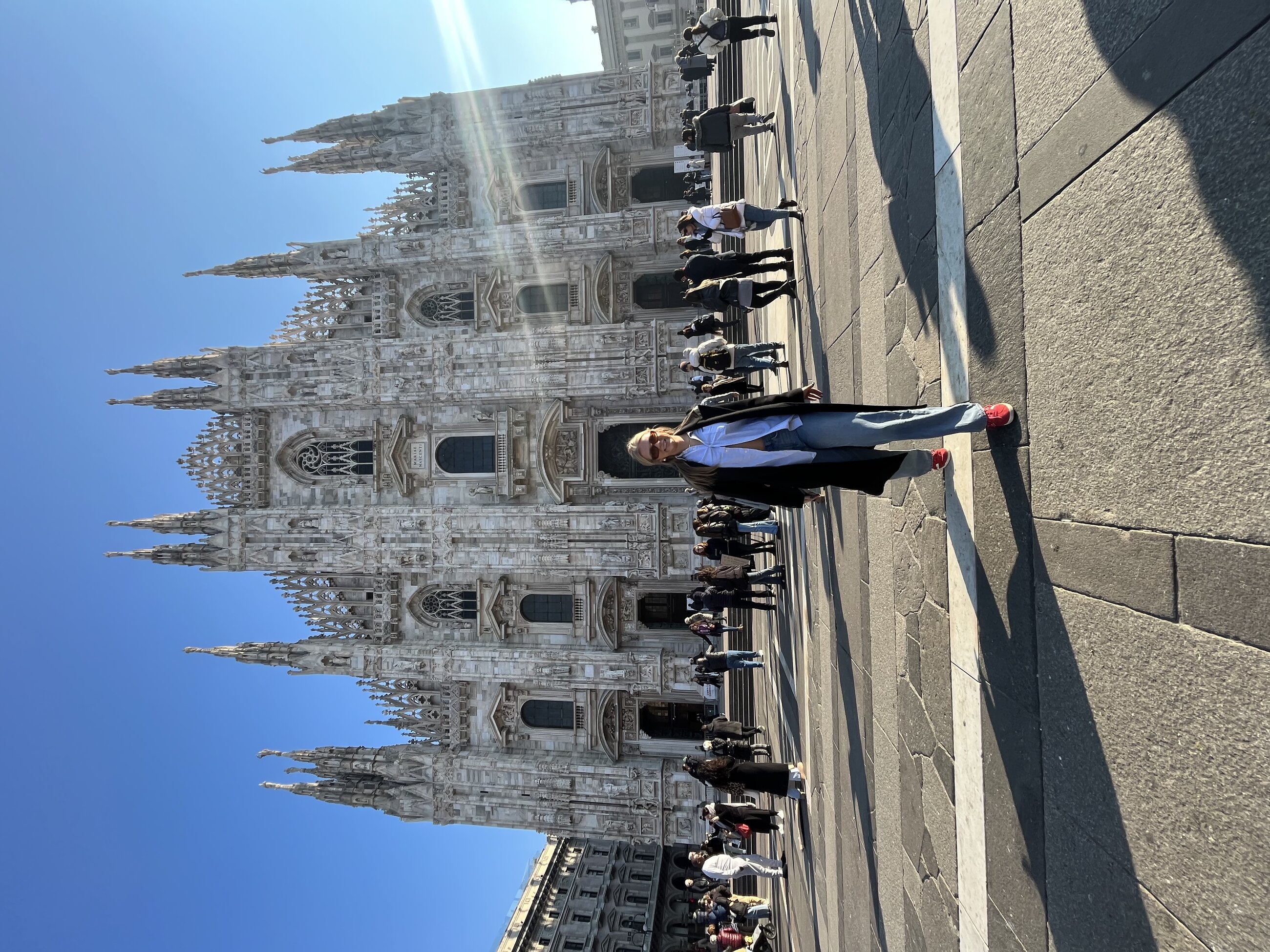 Milan was the first city I traveled to. The Duomo de Milano was breathtaking, and seeing it made me realize that I have an entire semester to travel and see amazing things like this.