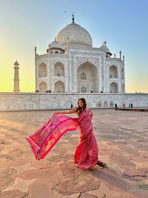 Taj Mahal at Sunset