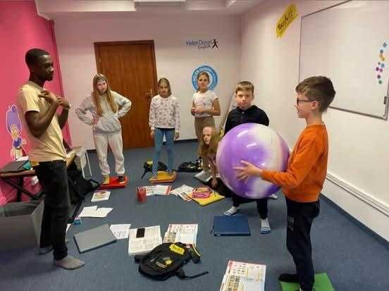 Teaching my first class in Poland