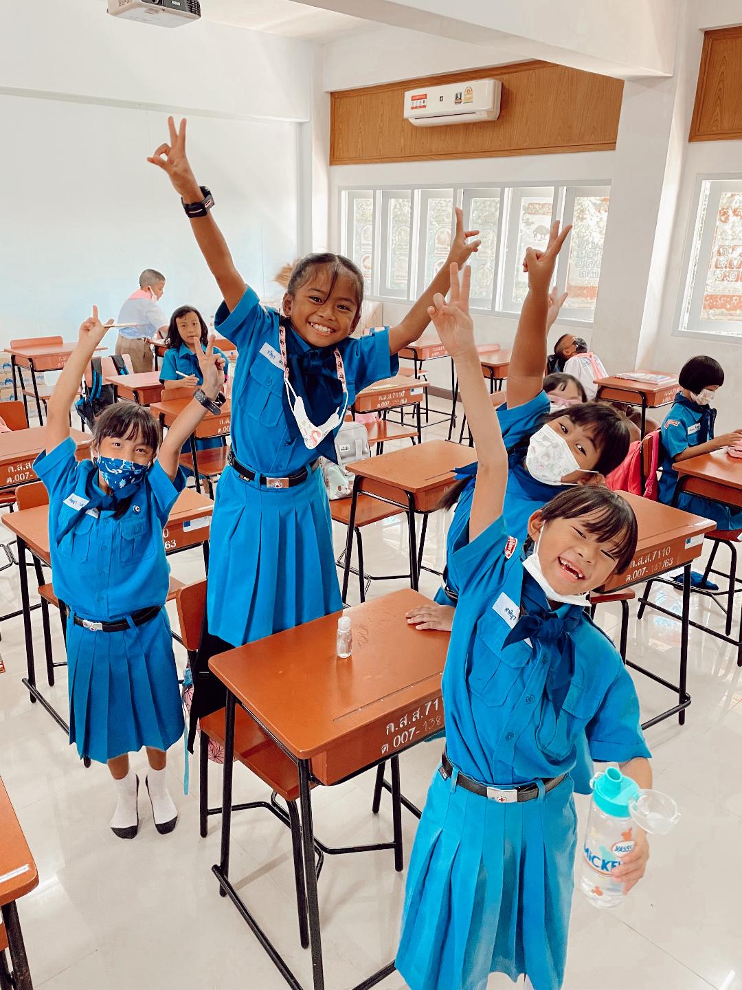 Thai students in my class