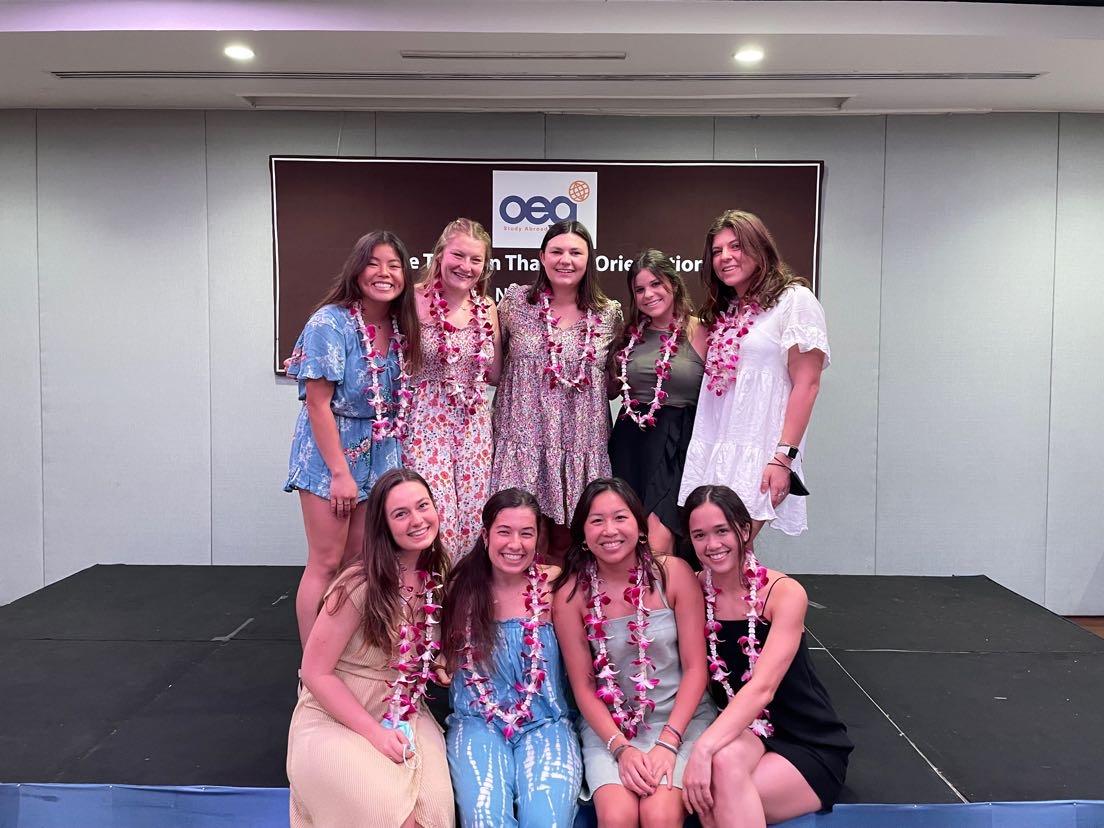 Orientation festivities with OEG staff