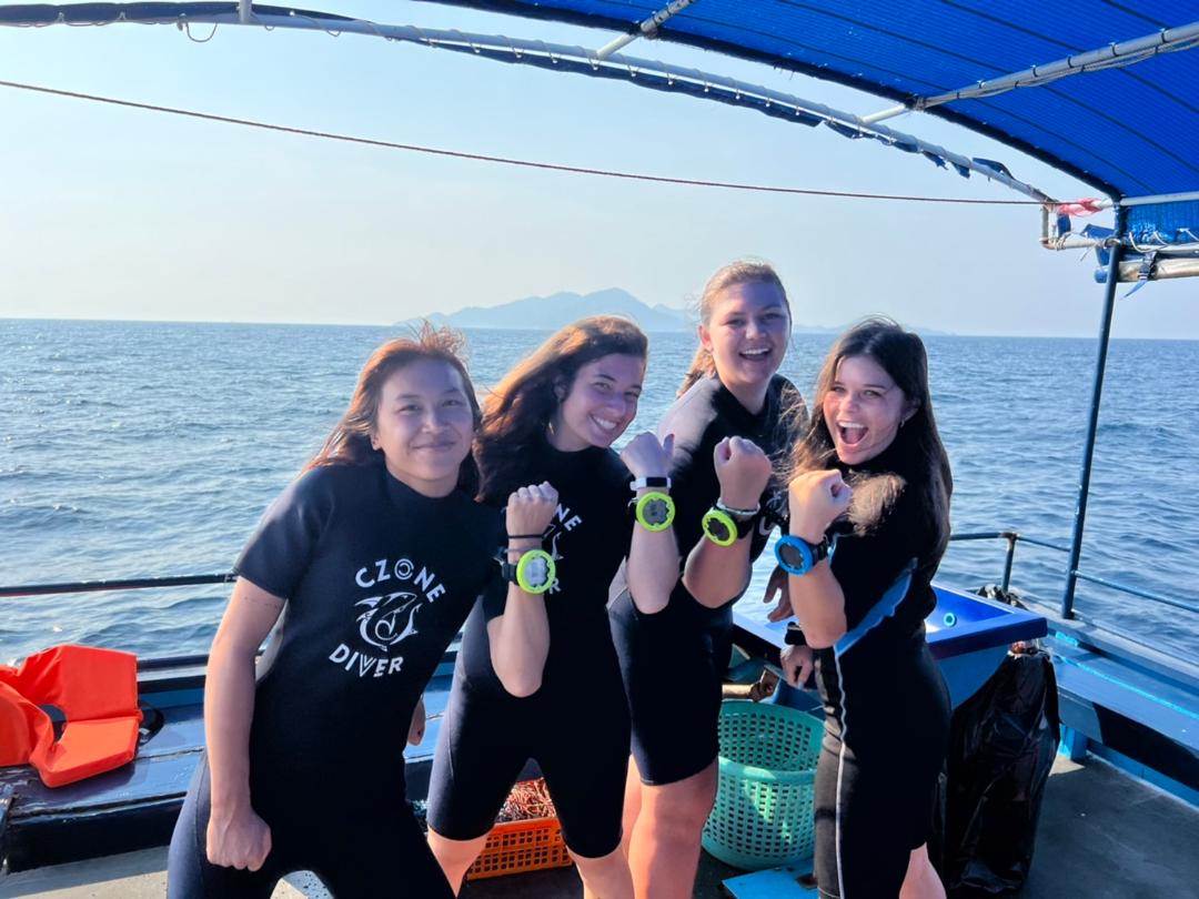 Getting Scuba certified with my fellow teachers