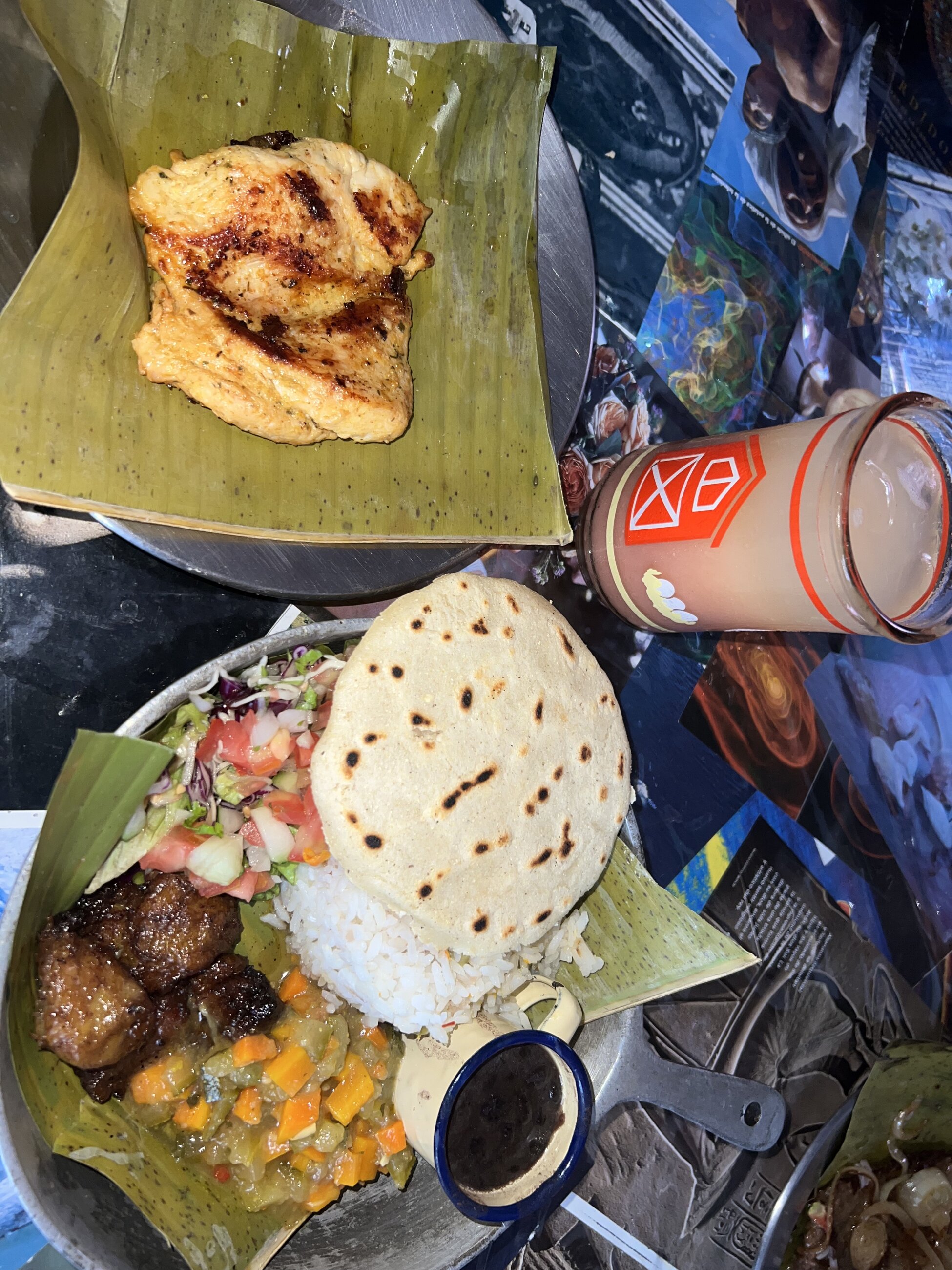 A picture of a traditional meal called "casado" that I absolutely enjoyed following our tour of downtown San Jose.