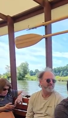 A nice boat trip down the river in Krakow