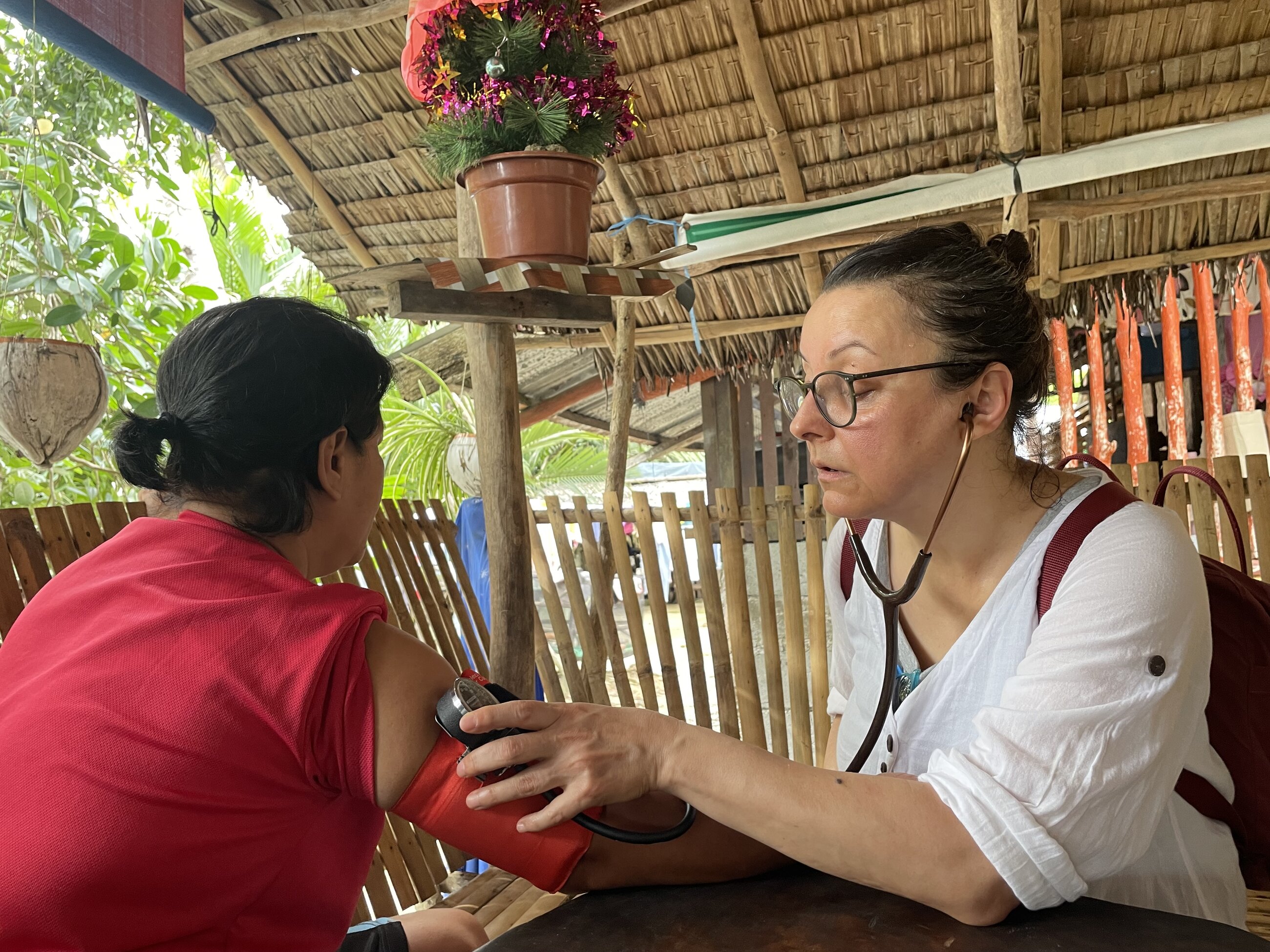 health checking in the village