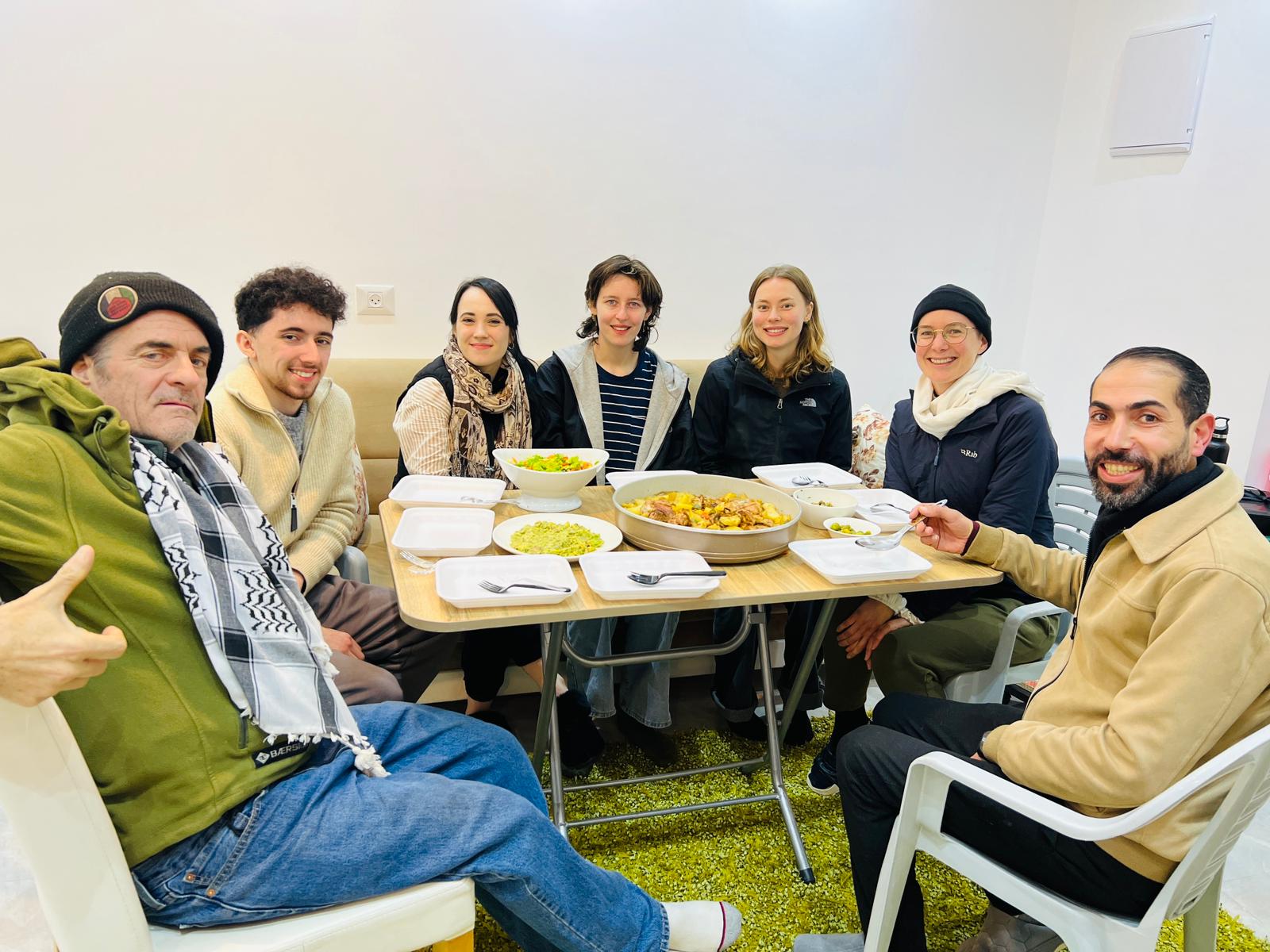 Dinner with other volunteers and program coordinators