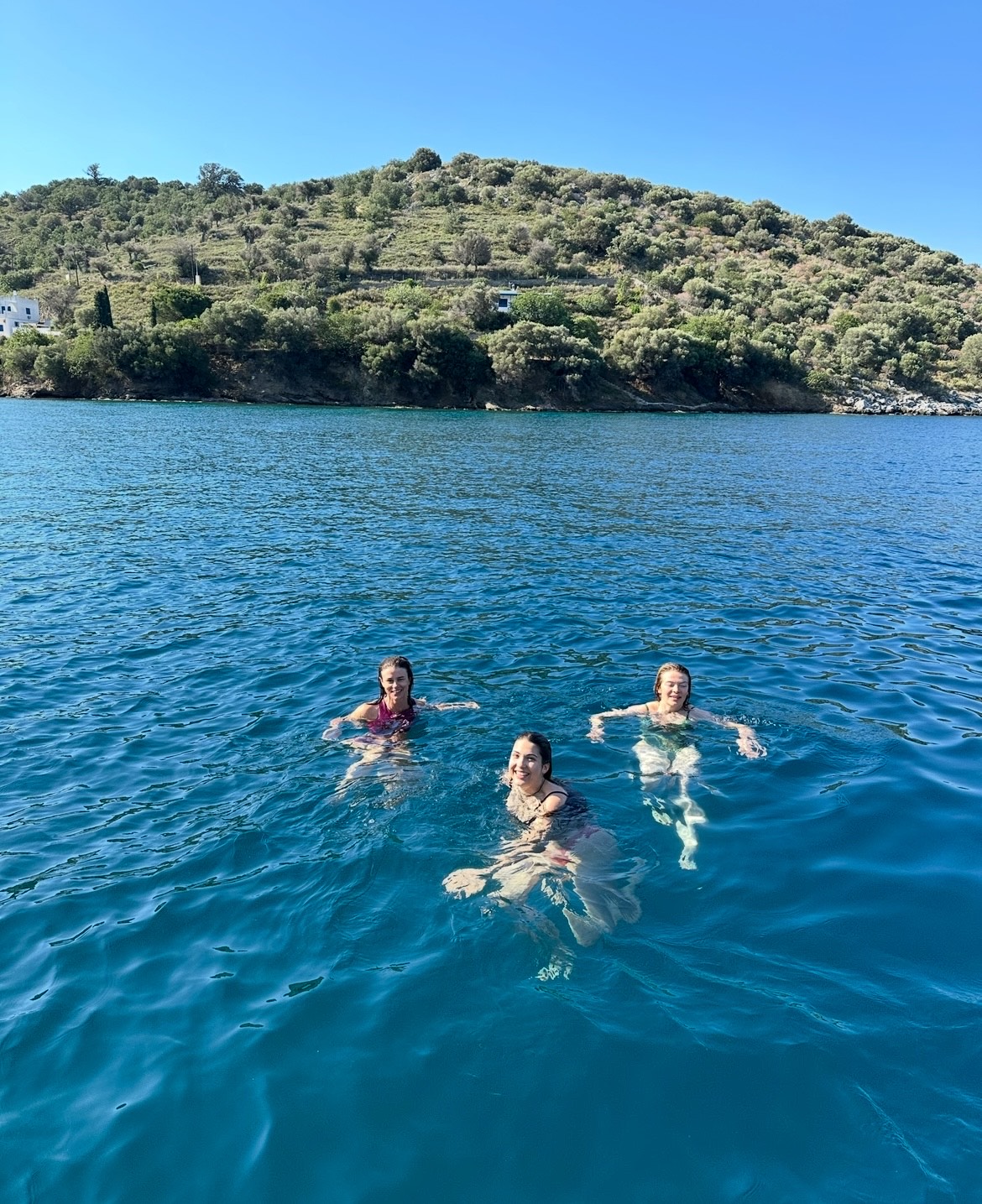 A quick morning dip