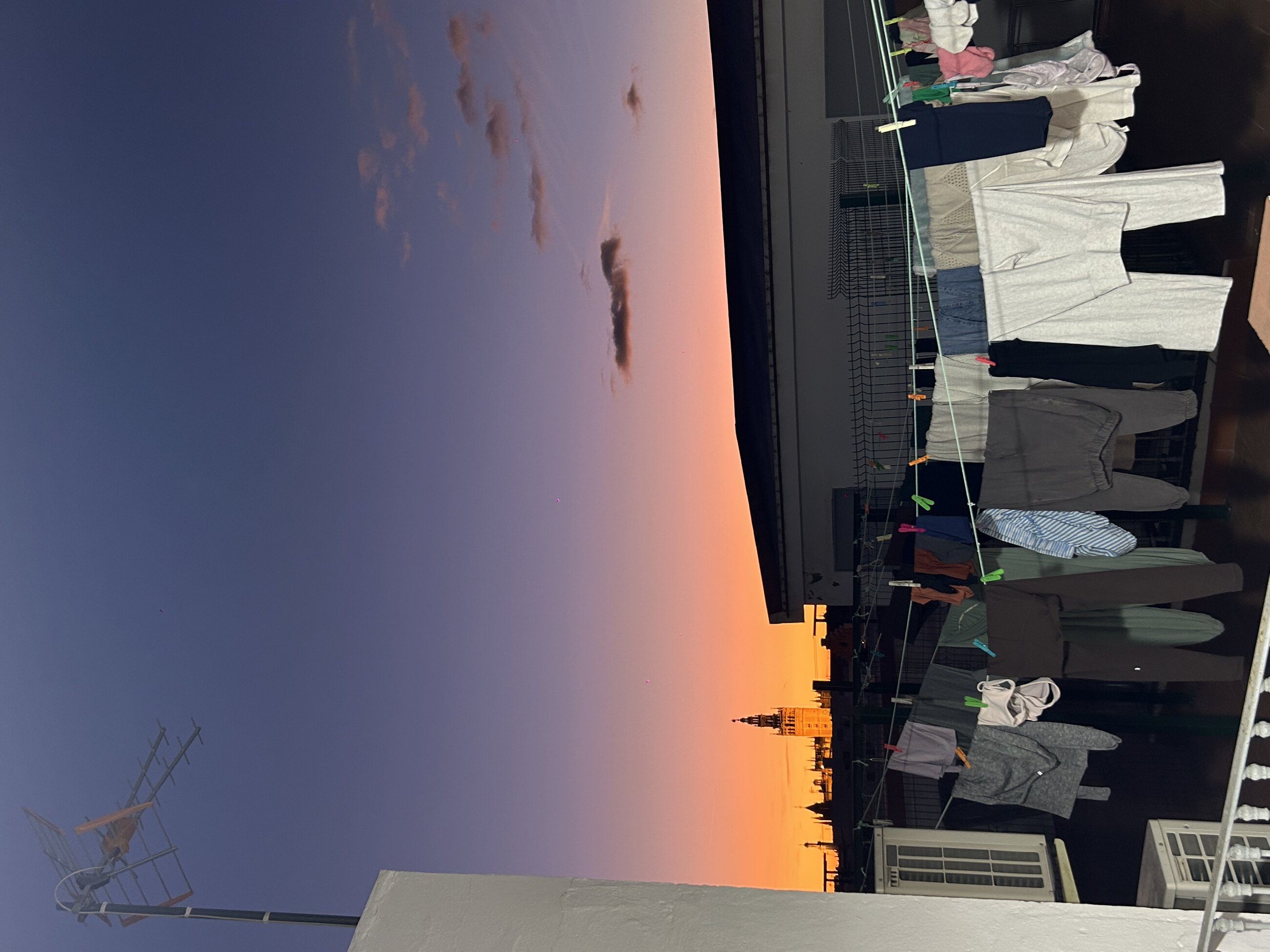 view from our apartment rooftop
