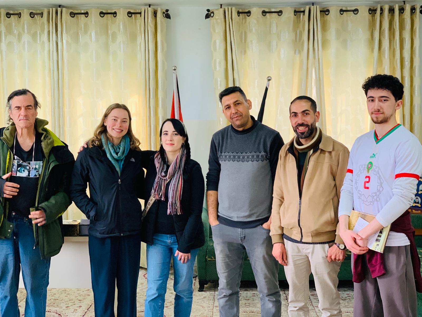 Visiting a Palestinian orphanage