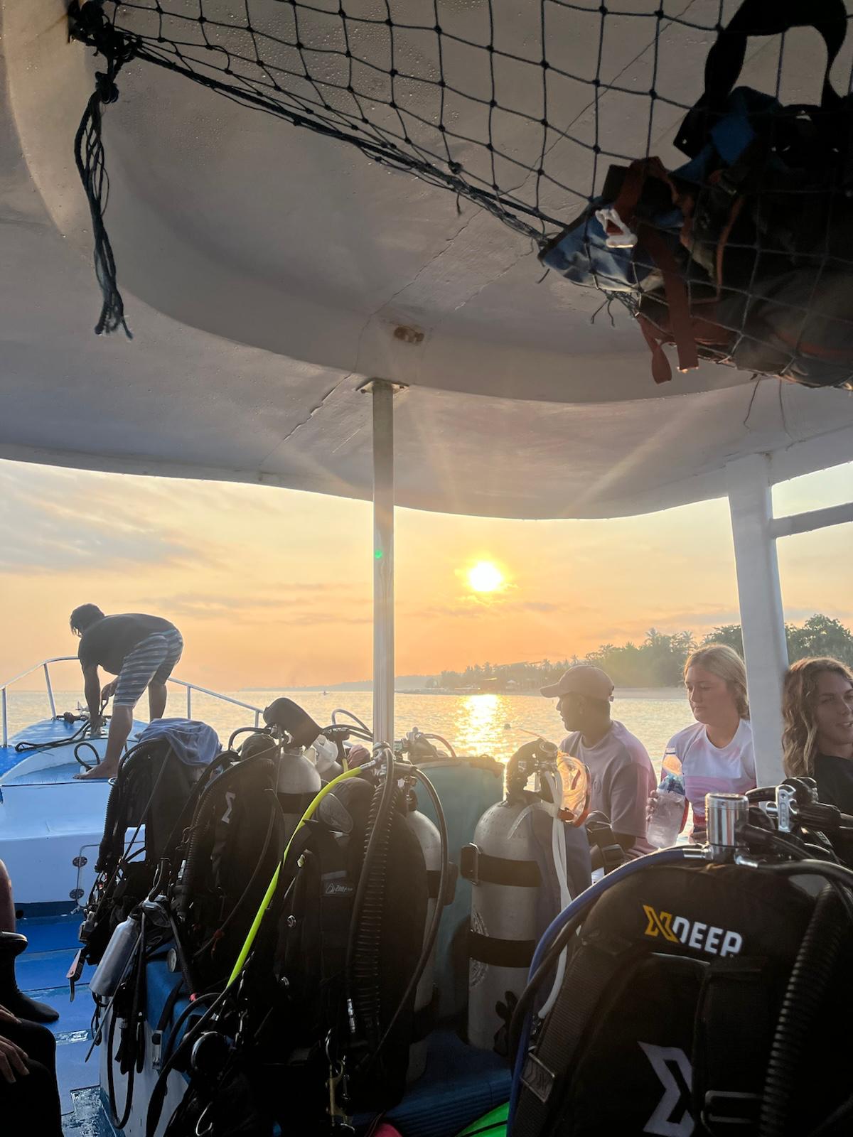 Sunrise dive