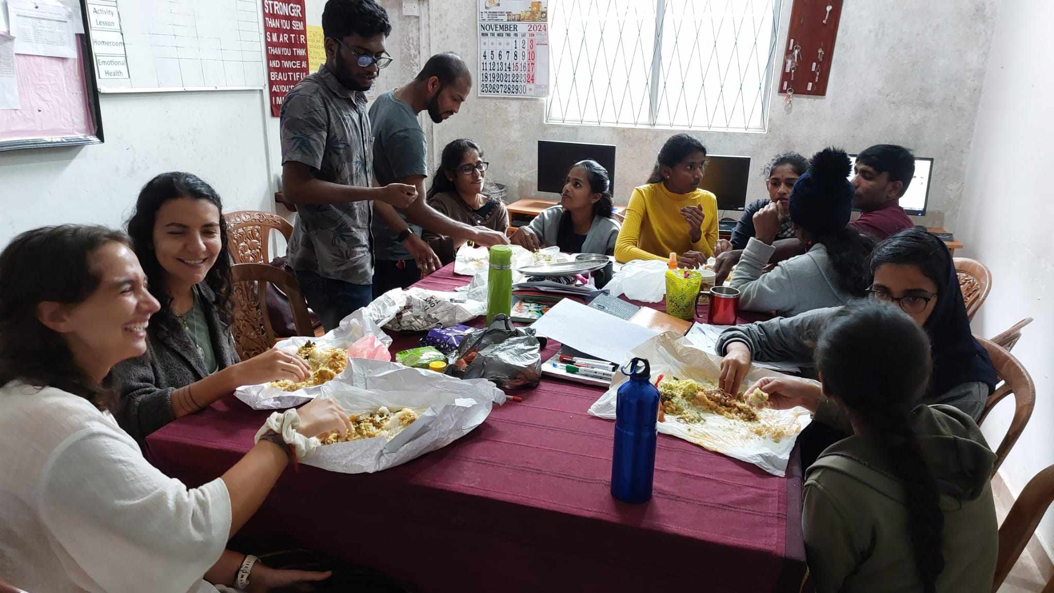 daily lunch with the teachers