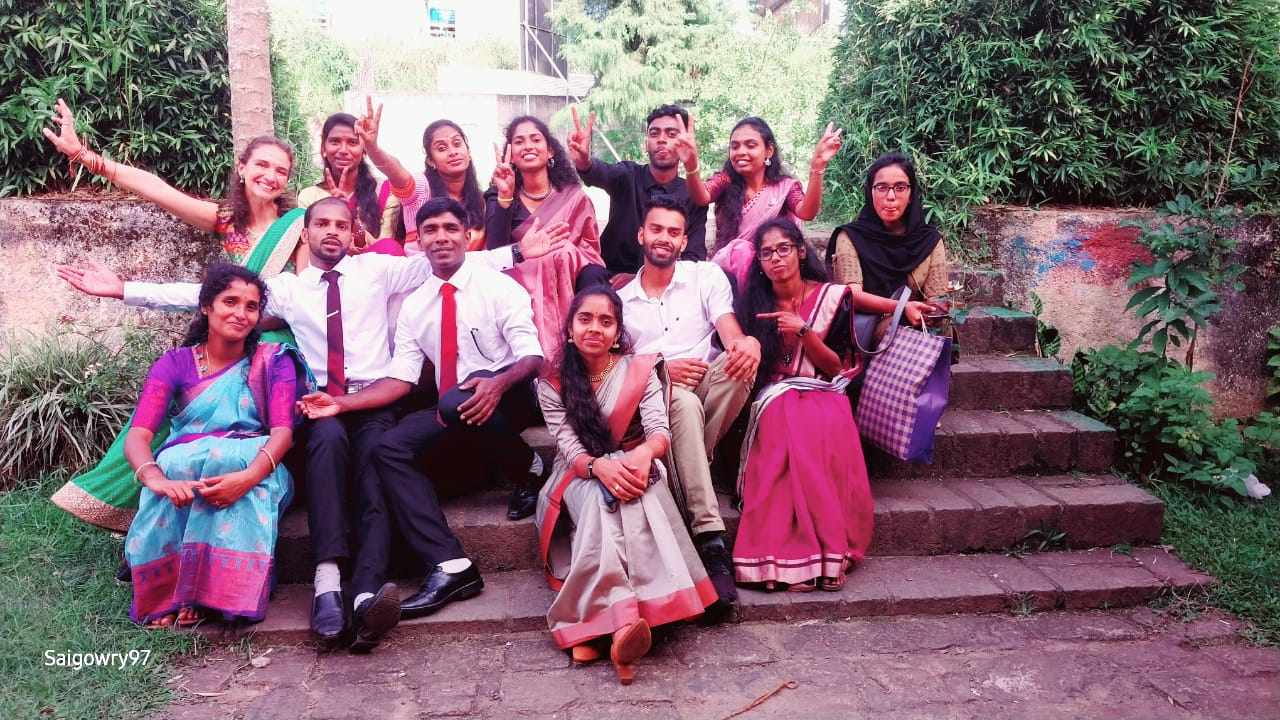 picture with all the teachers at graduation