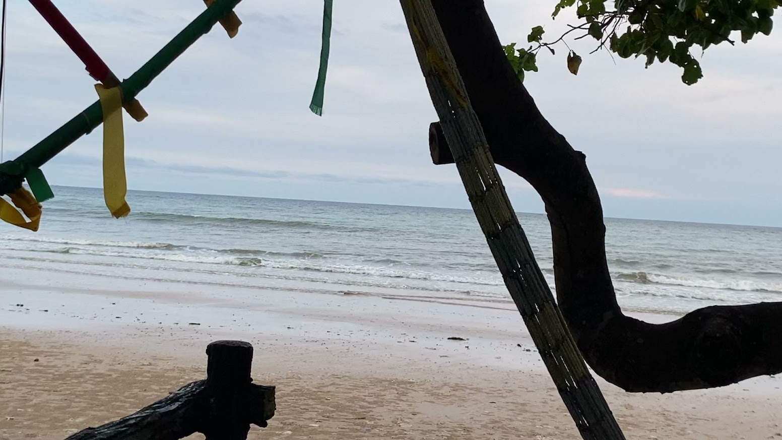 Right on the beach