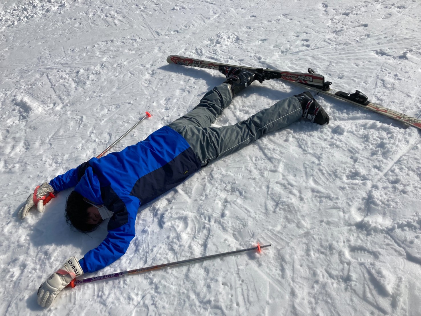 I tried skiing