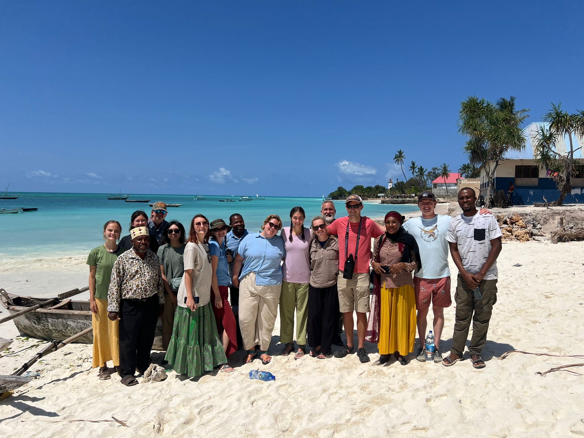 Fall 2024 program in the beautiful white sand beaches of Nungwi studying fishing communities and the intersection of traditional crafts and a growing tourism industry. Taking an 1 1/2 hour break to swim