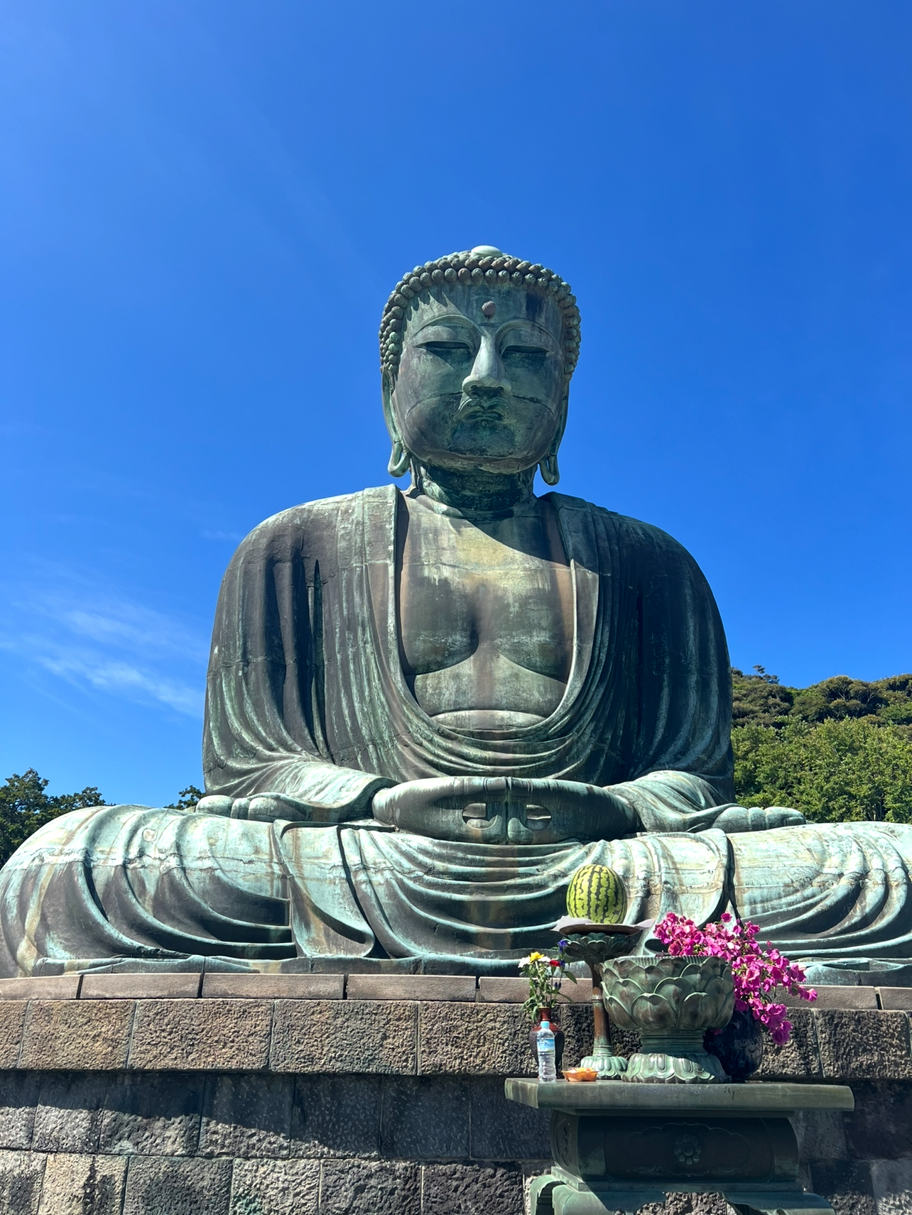 The Big Buddha in Kamakura, Japan’s famous historical place popular to tourist. I’m lucky to live nearby ☺️