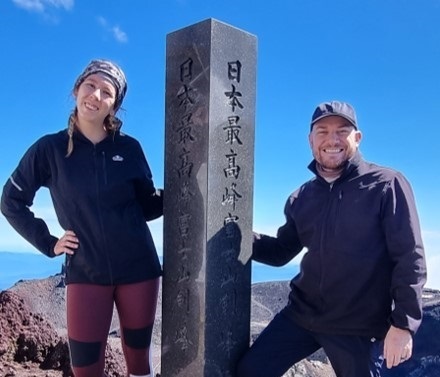Summiting Mt. Fuji