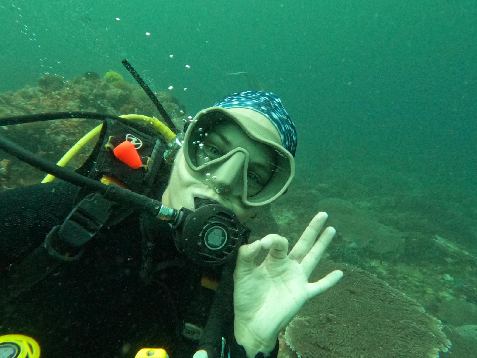 Being happiest under water