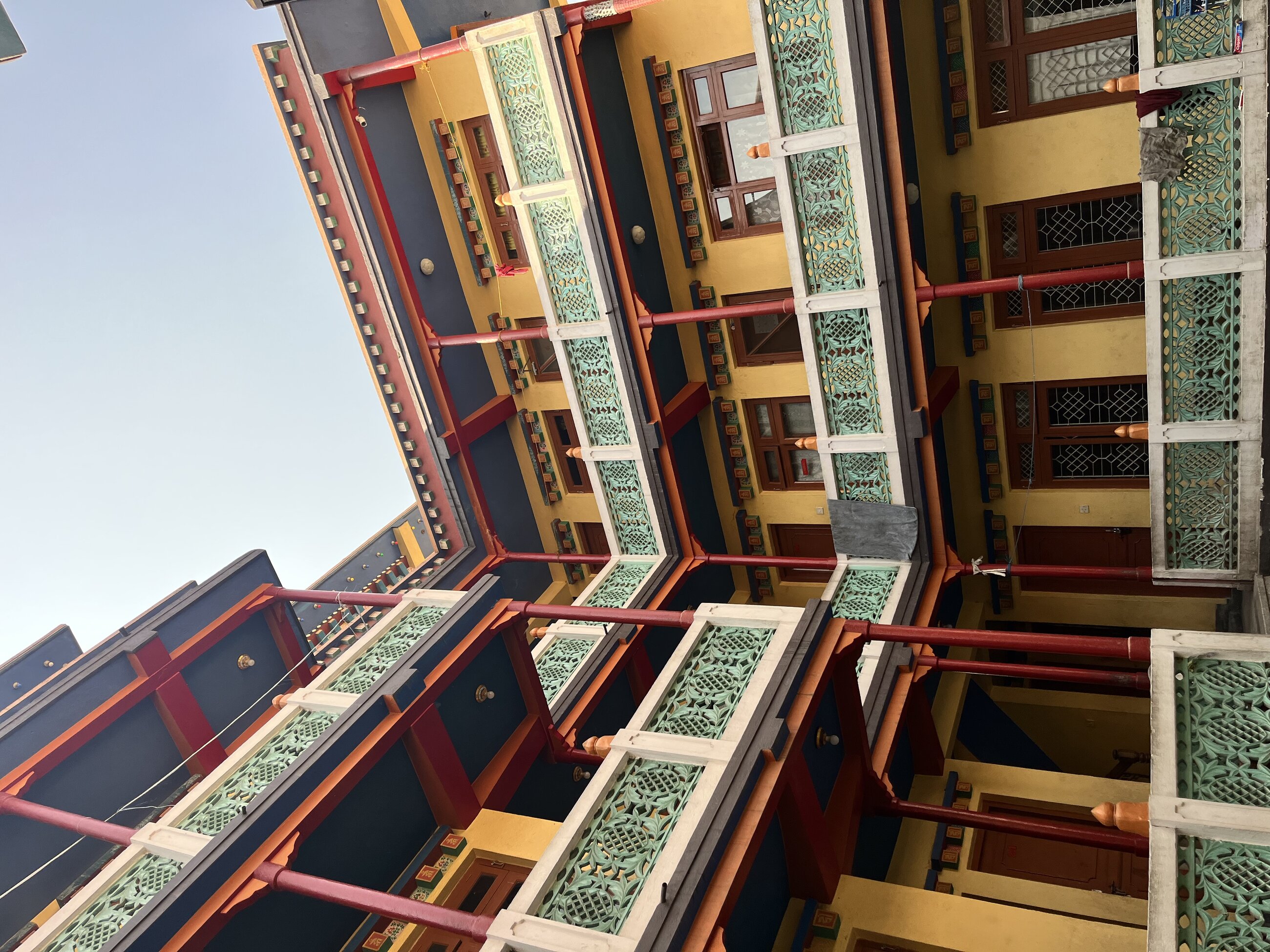 Monastery from courtyard