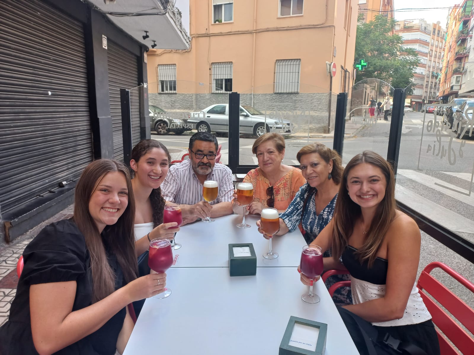 Tapas with my host mom and another family from my program.. 