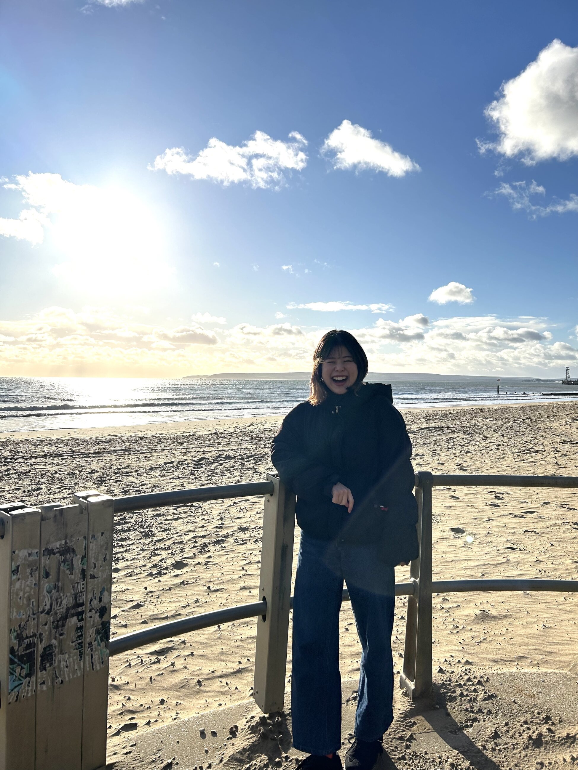 The beach
