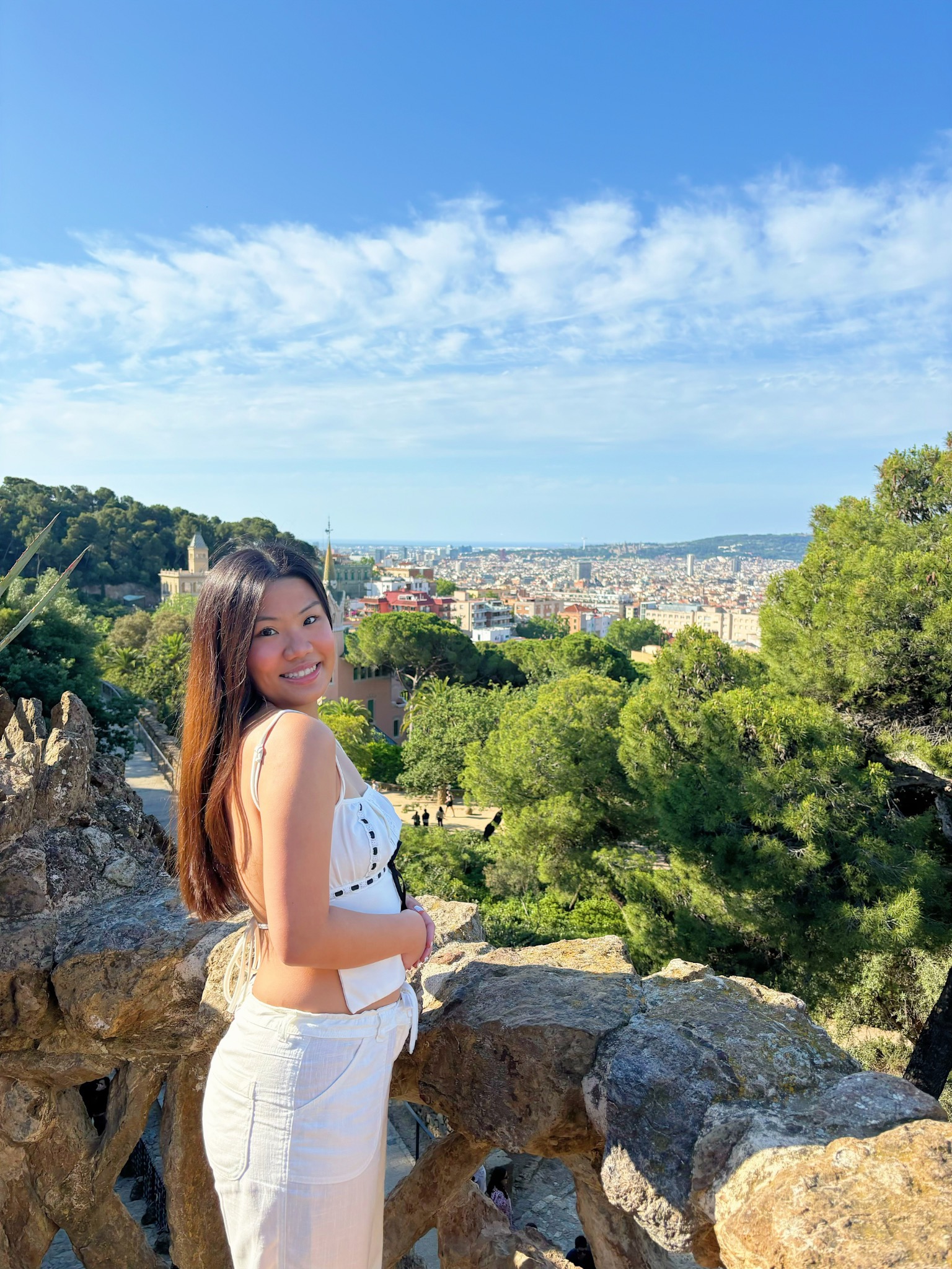 In front of Park Guell