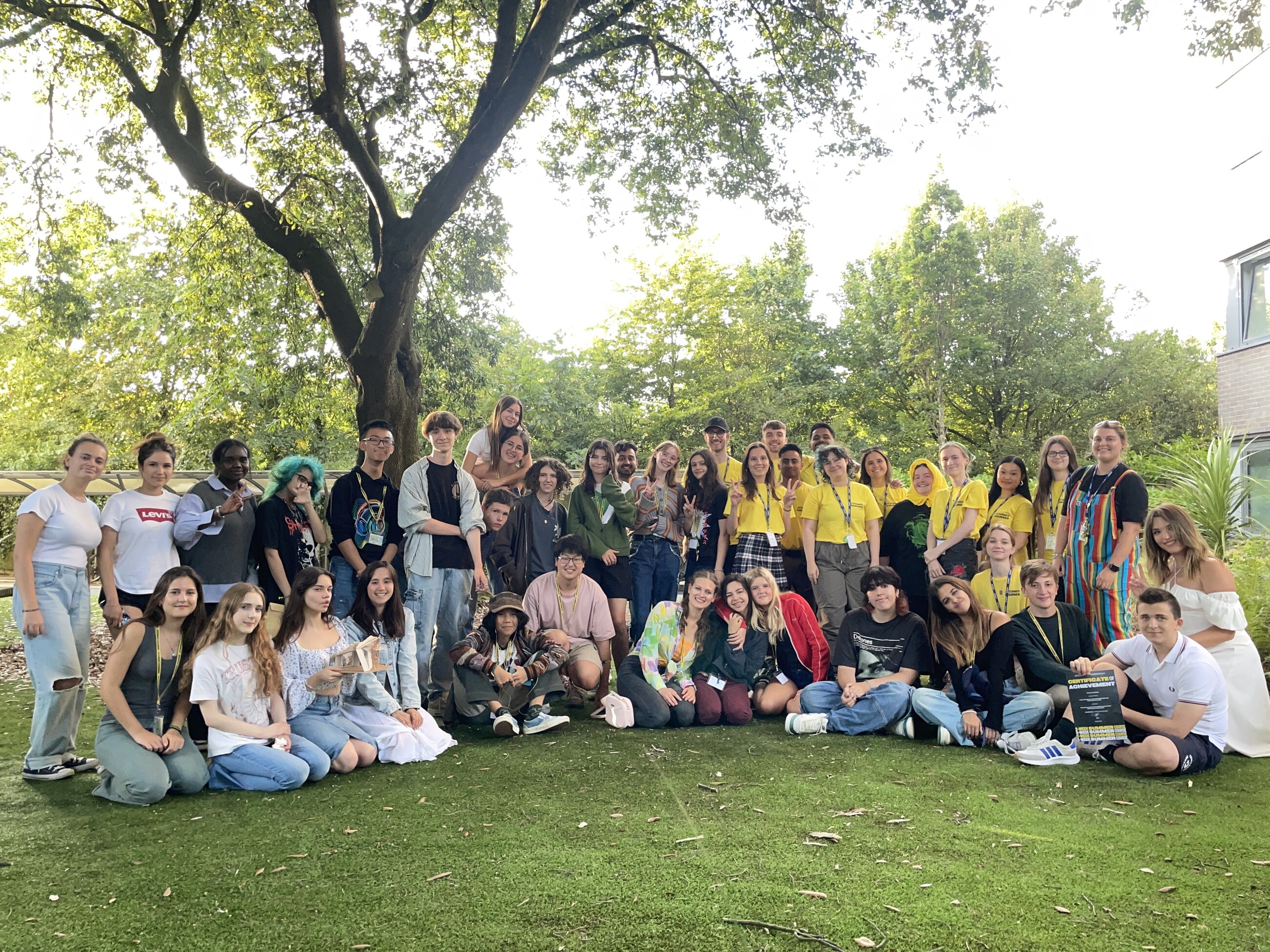 Our lovely summer course team.