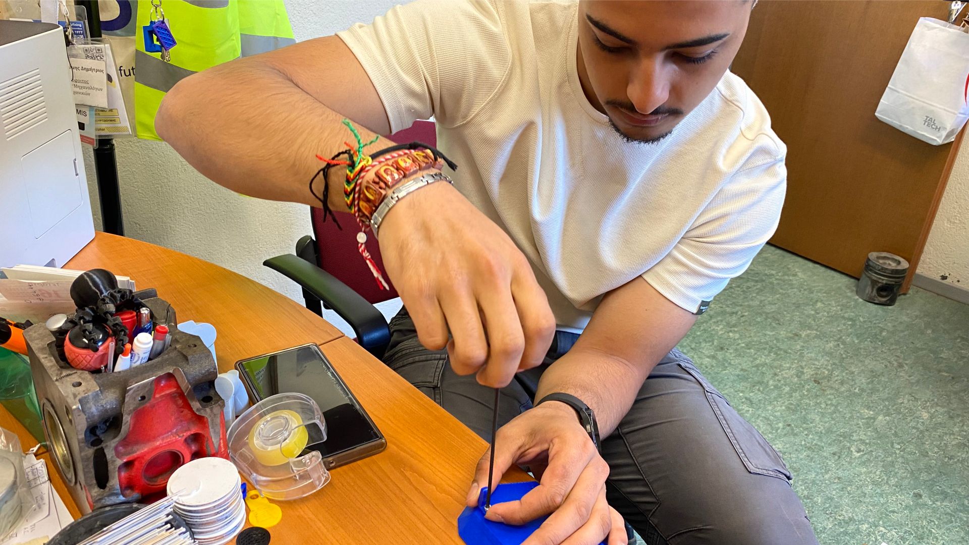 At the drone engineering Lab