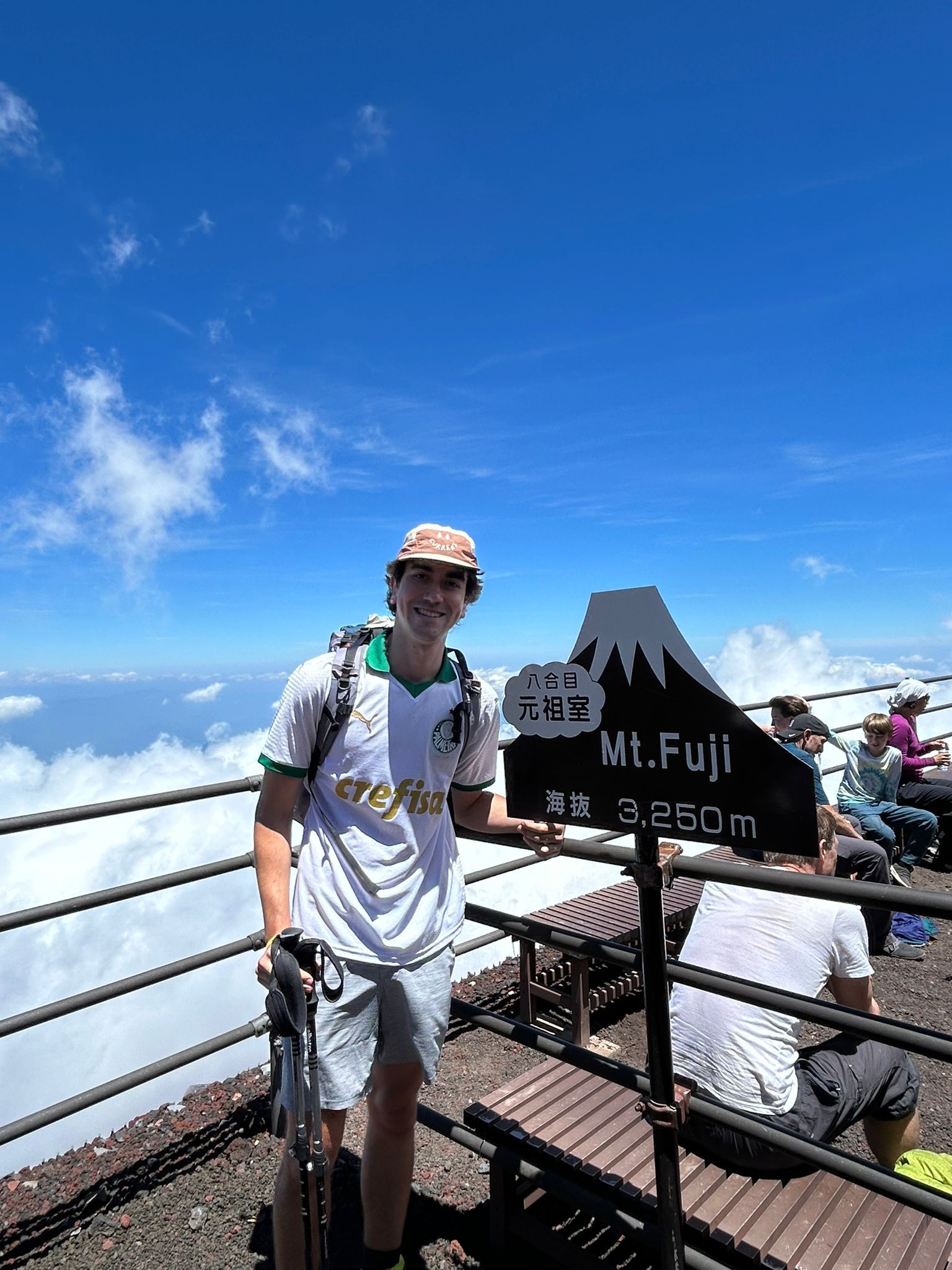 This was when I hiked Mt. Fuji during my time in Japan