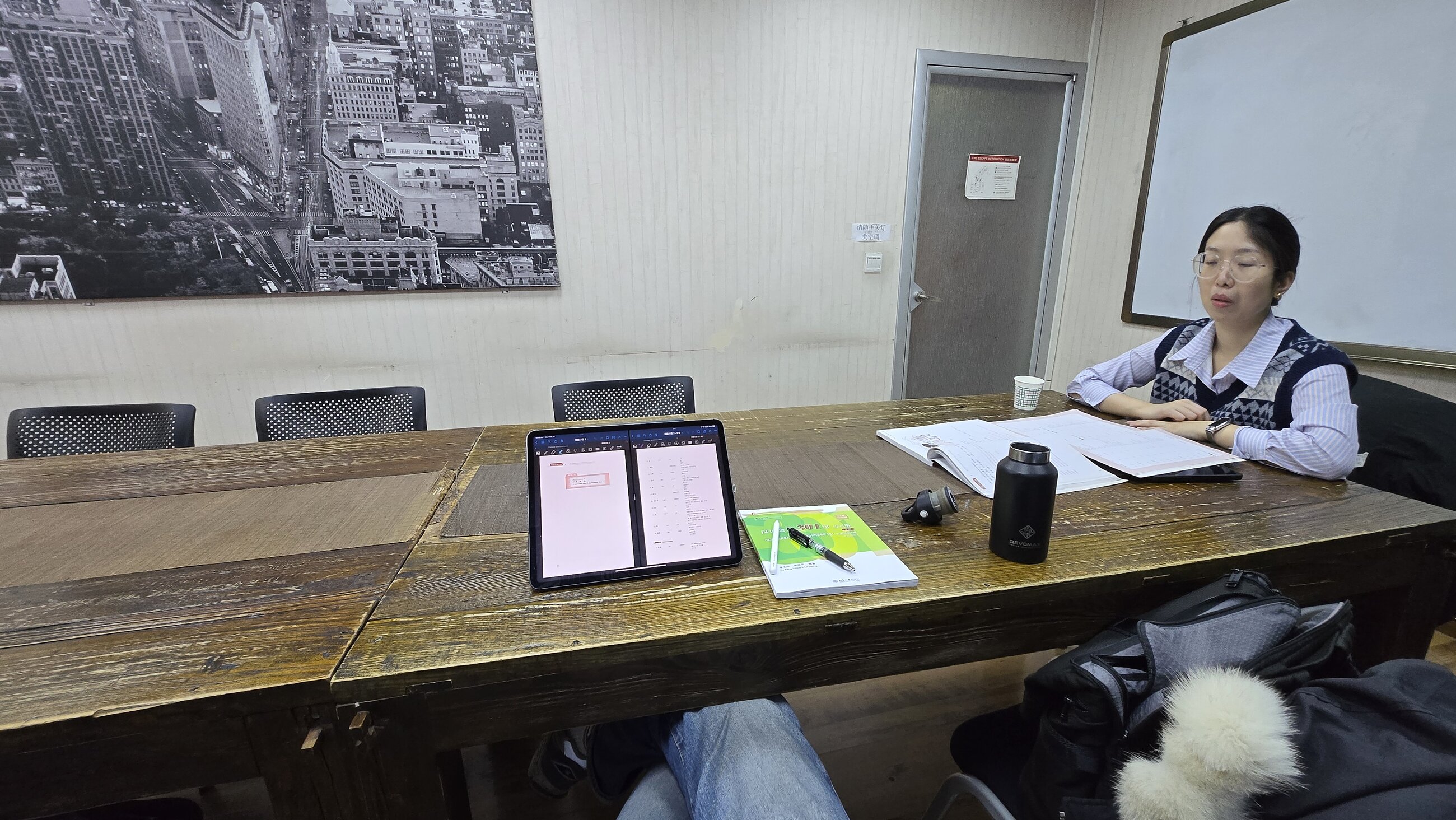 Lecture scene